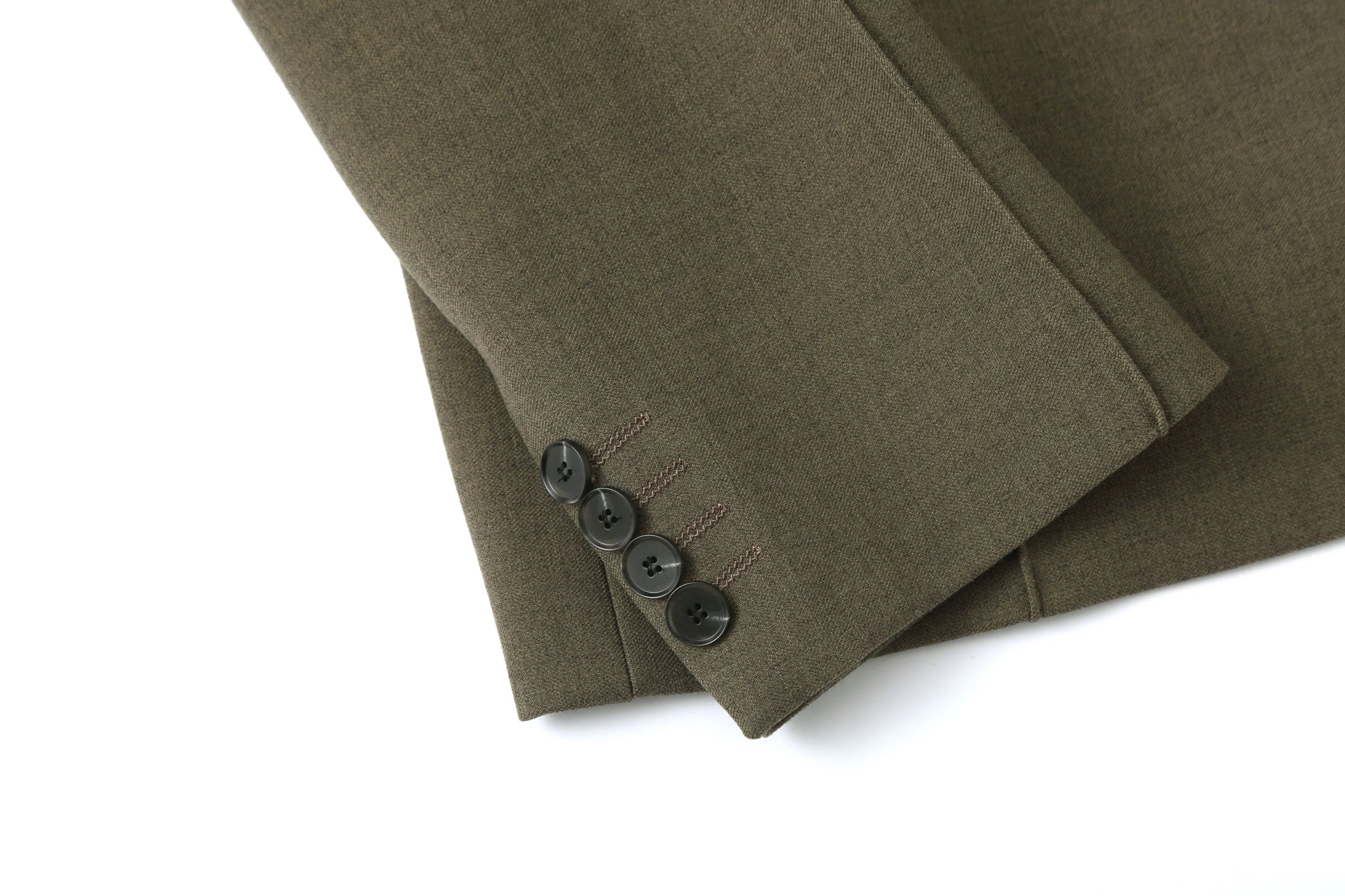CLP Cinched-Waist Padded Shoulder Blazer Brown