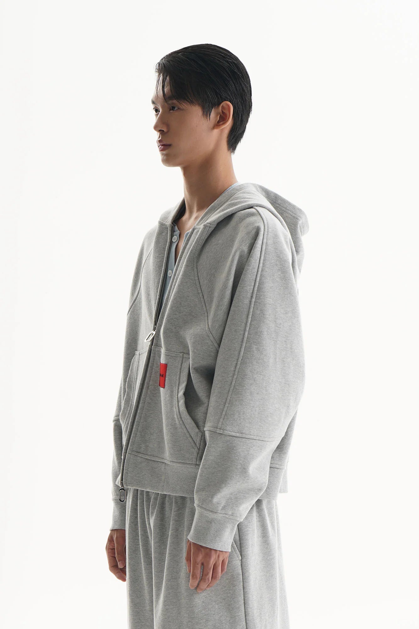 ORAL UTOPIA Fleece-Lined Raglan Hooded Jacket