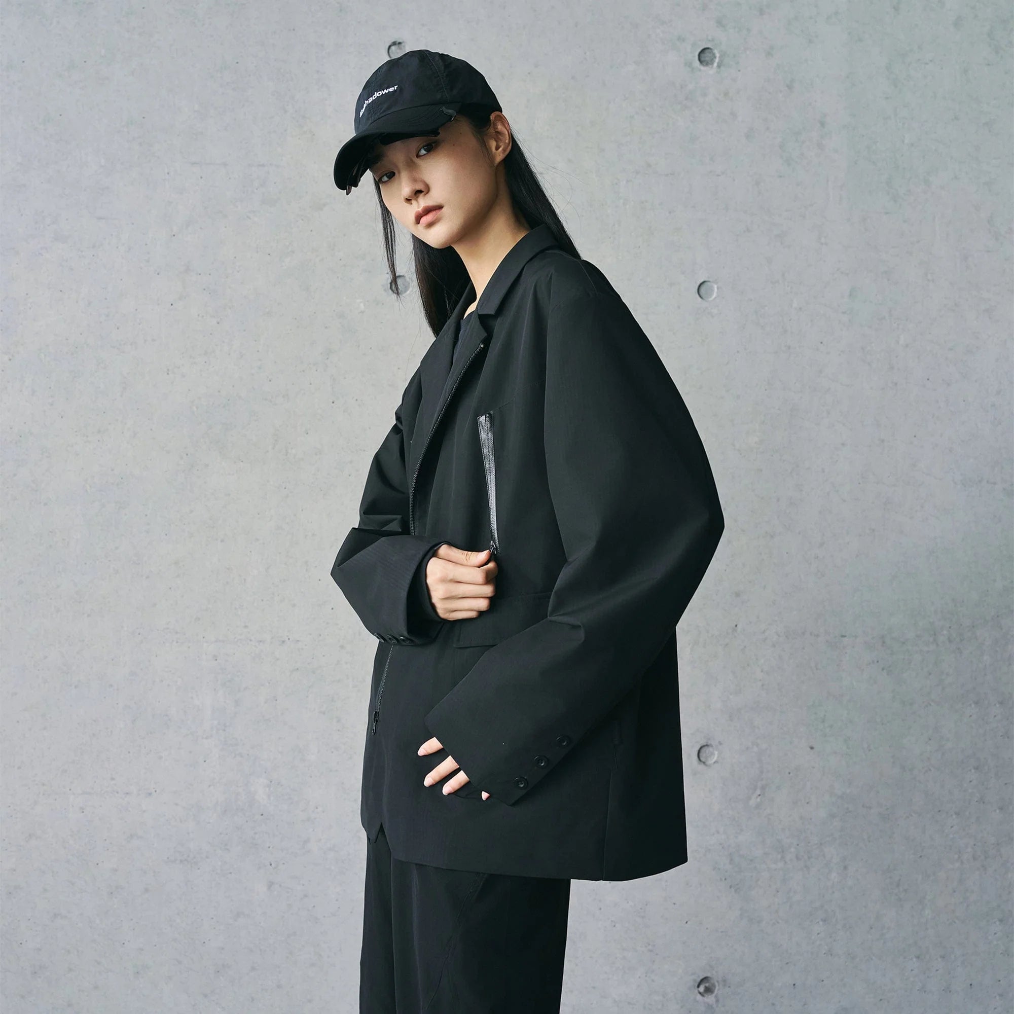 ENSHADOWER Modern Multi-pocket Zipper Outdoor Blazer