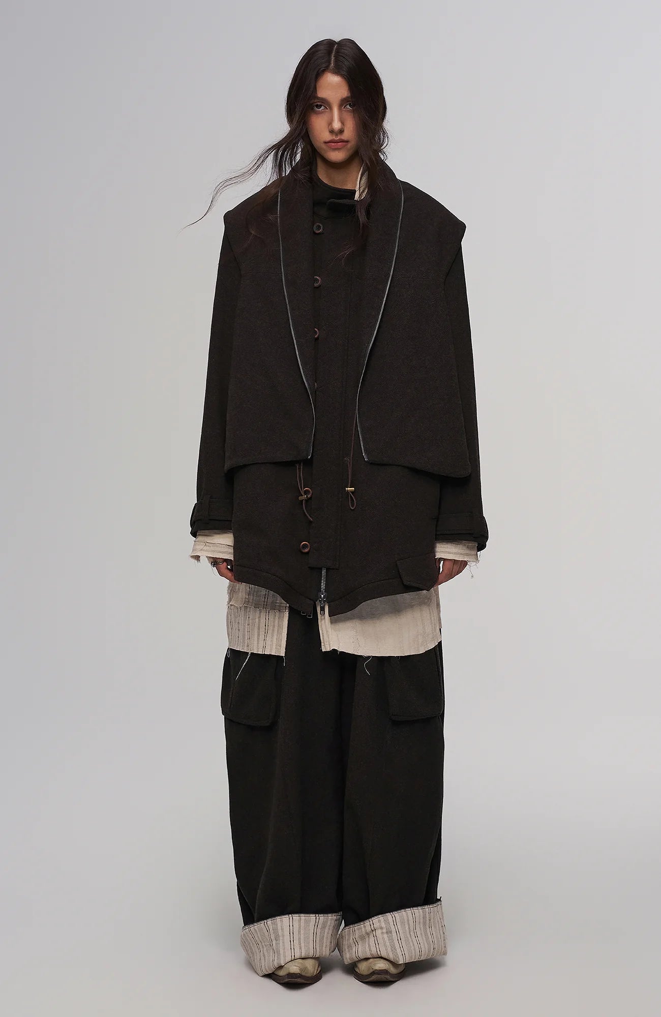 ILNya Nieternite Nifutur Detachable Down-Lined Wool-Blend Modular Parka