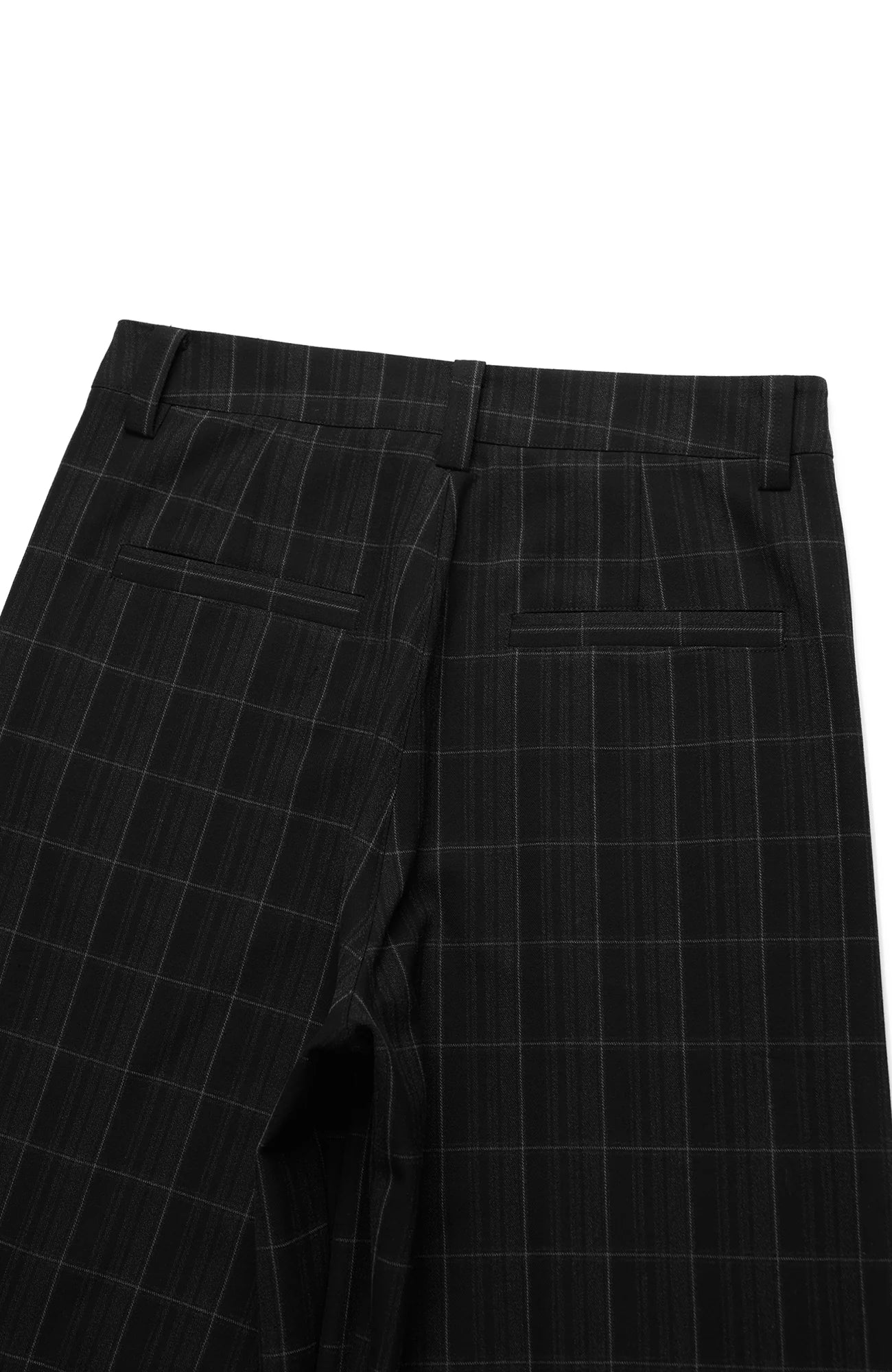 OKAYTHXBYE Retro Checks Pleated Trousers