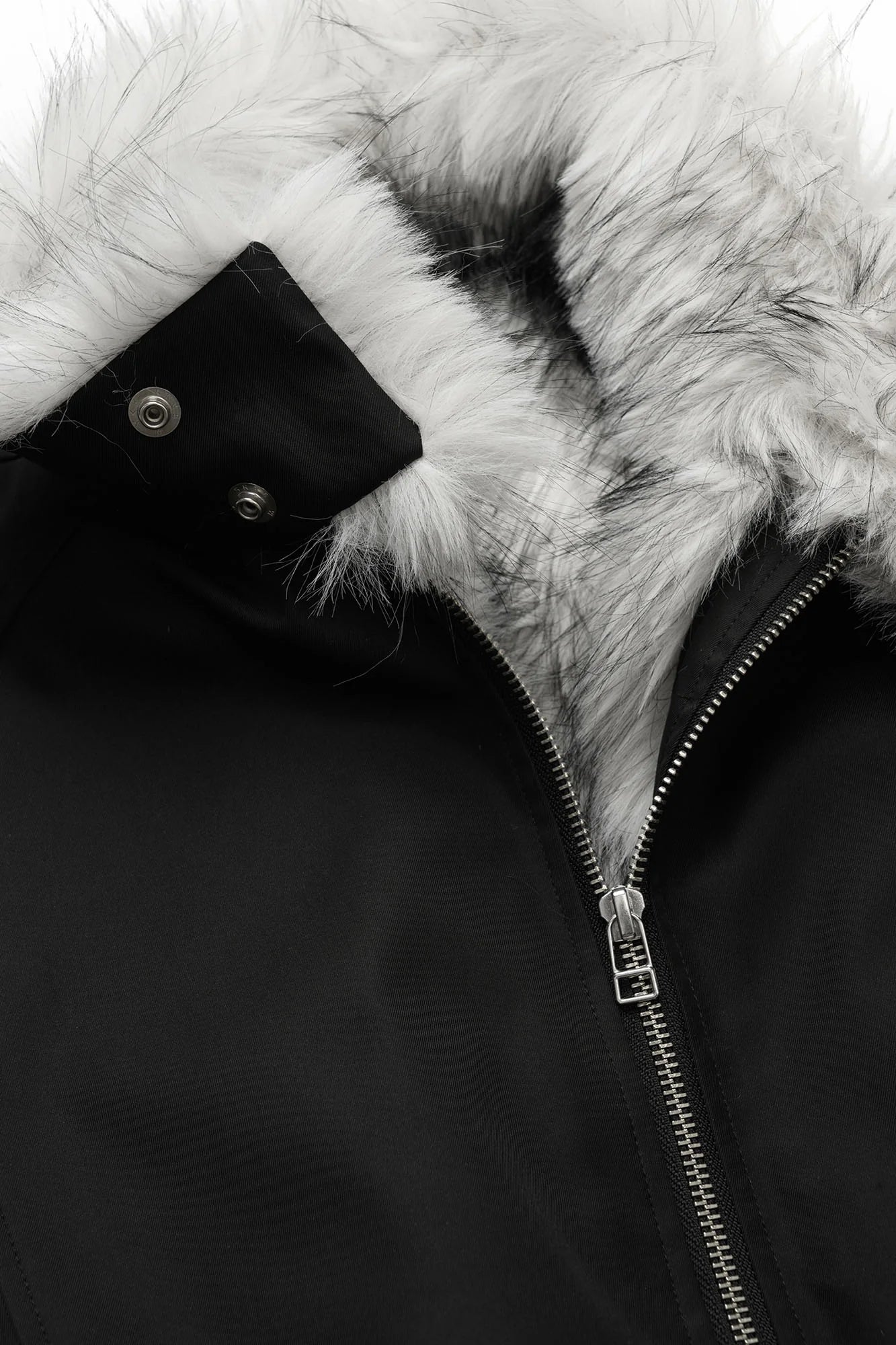 OKAYTHXBYE Faux Fur Lined Puffer Jacket