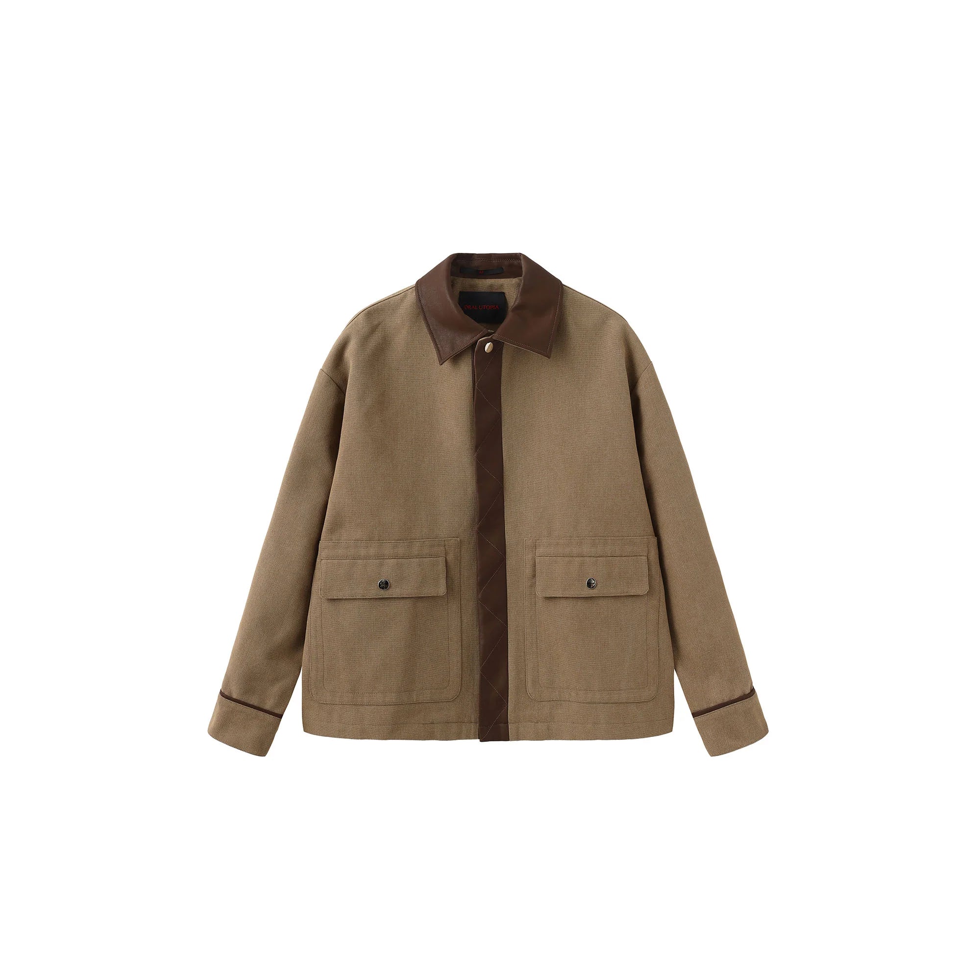 ORAL UTOPIA PU Panel Utility Jacket