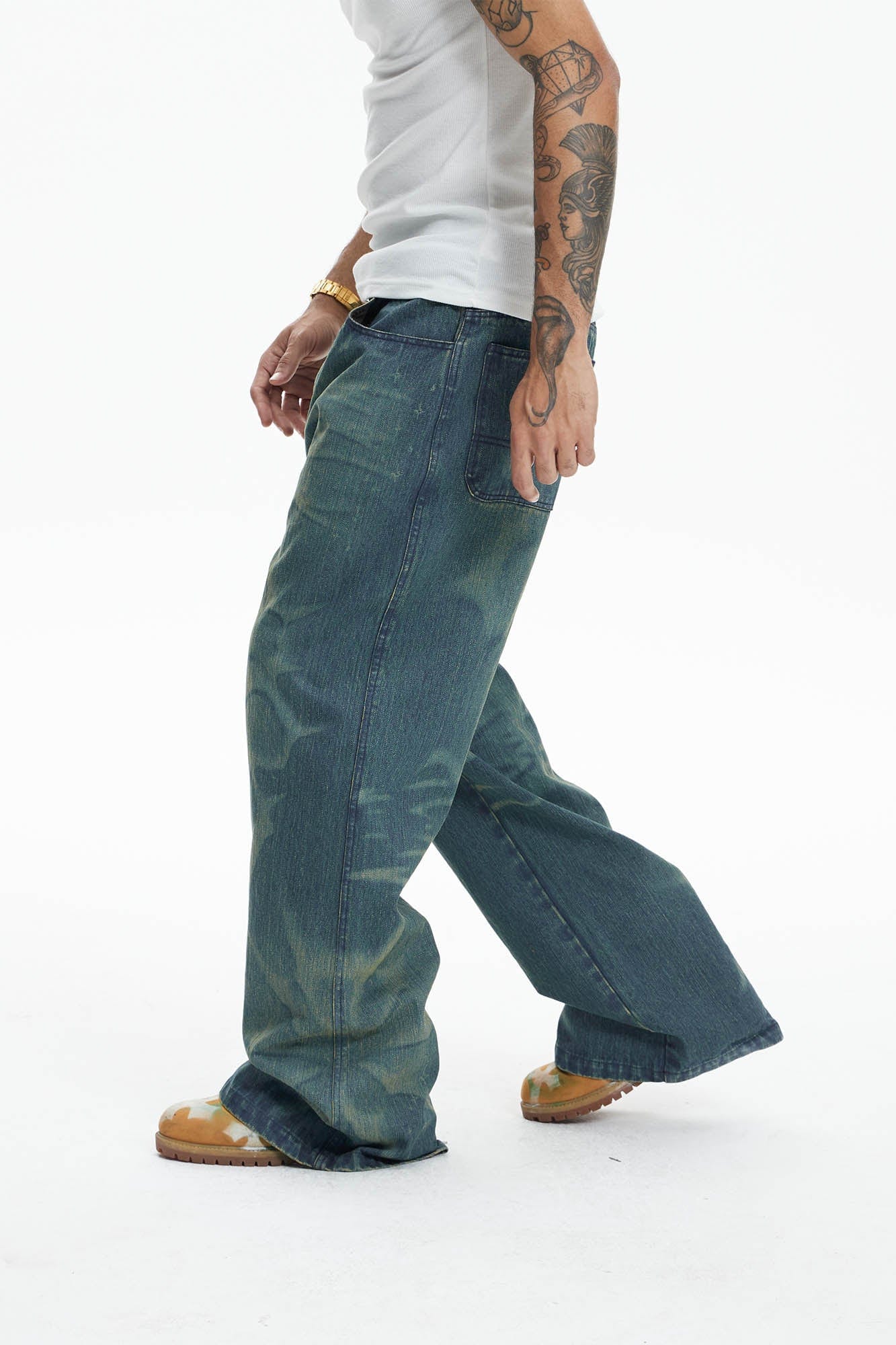 DND4DES Ocean Star Straight-Leg Jeans