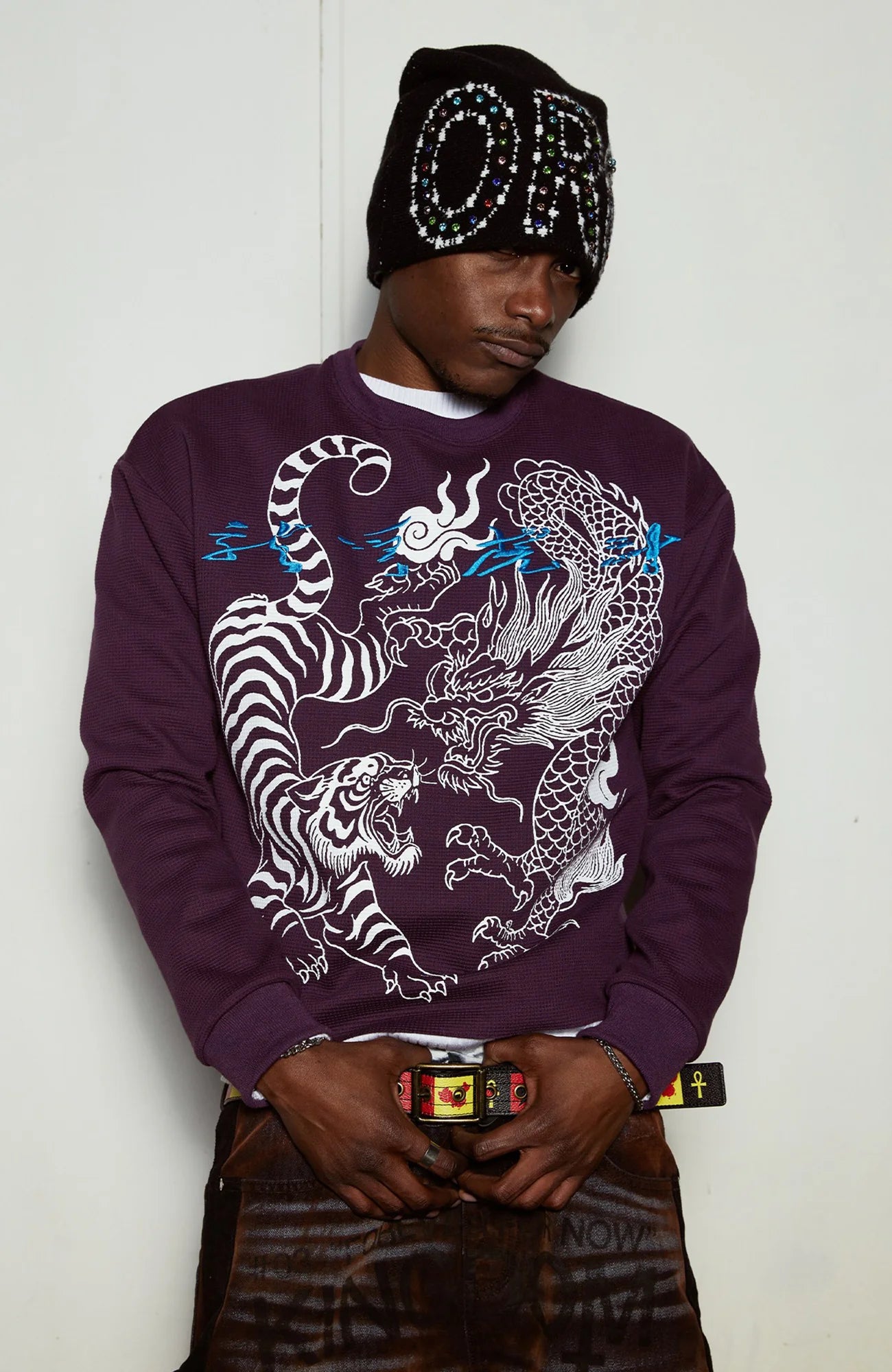 VINKID Graphic Waffle Long Sleeve