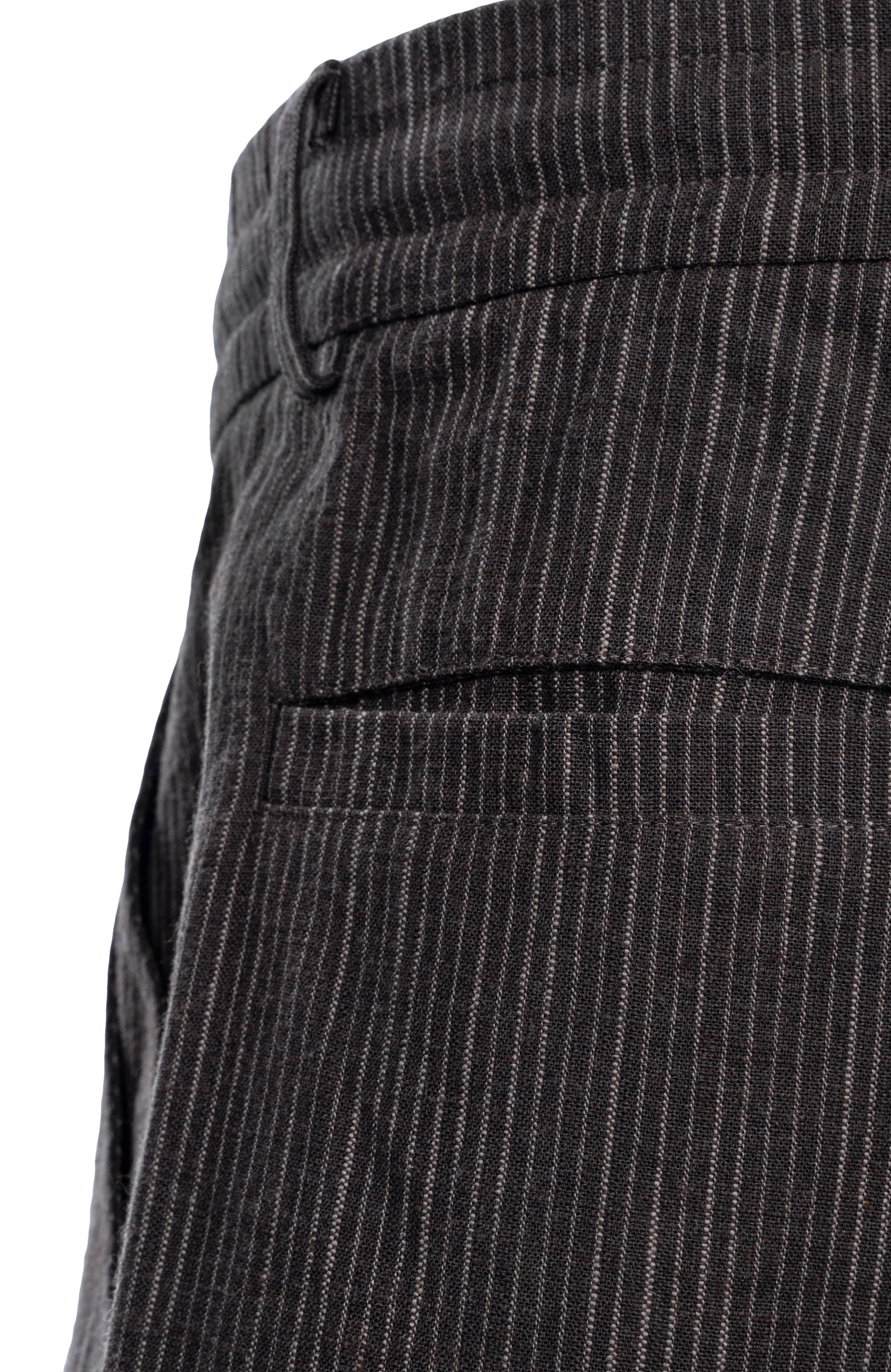 CATSSTAC Striped Double-Pleat Trousers