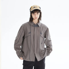ERROR CODE ROBOT Modular Panel Button-Up Utility Shirt