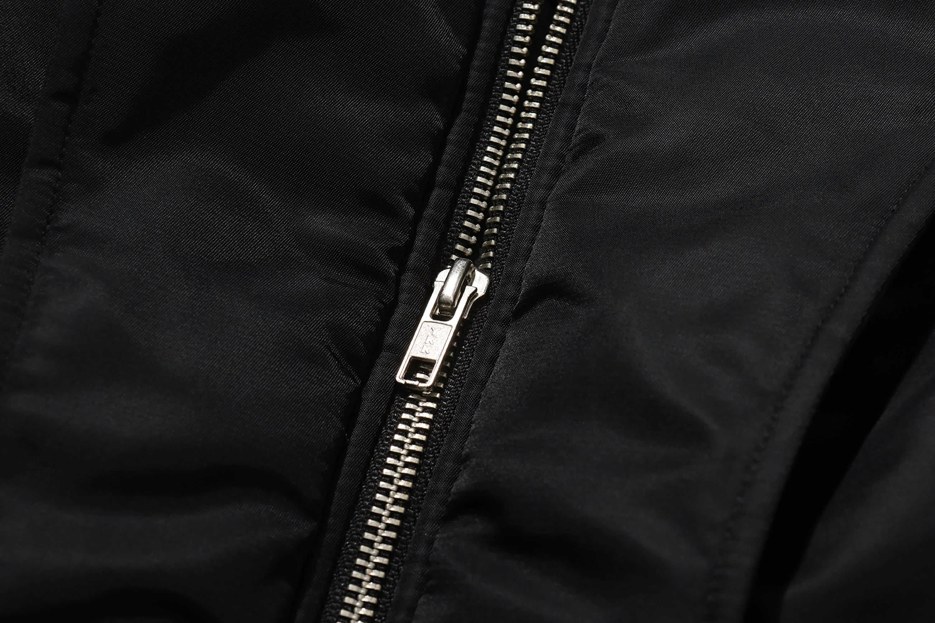 EGOFETCH Ruched Cropped Bomber Jacket