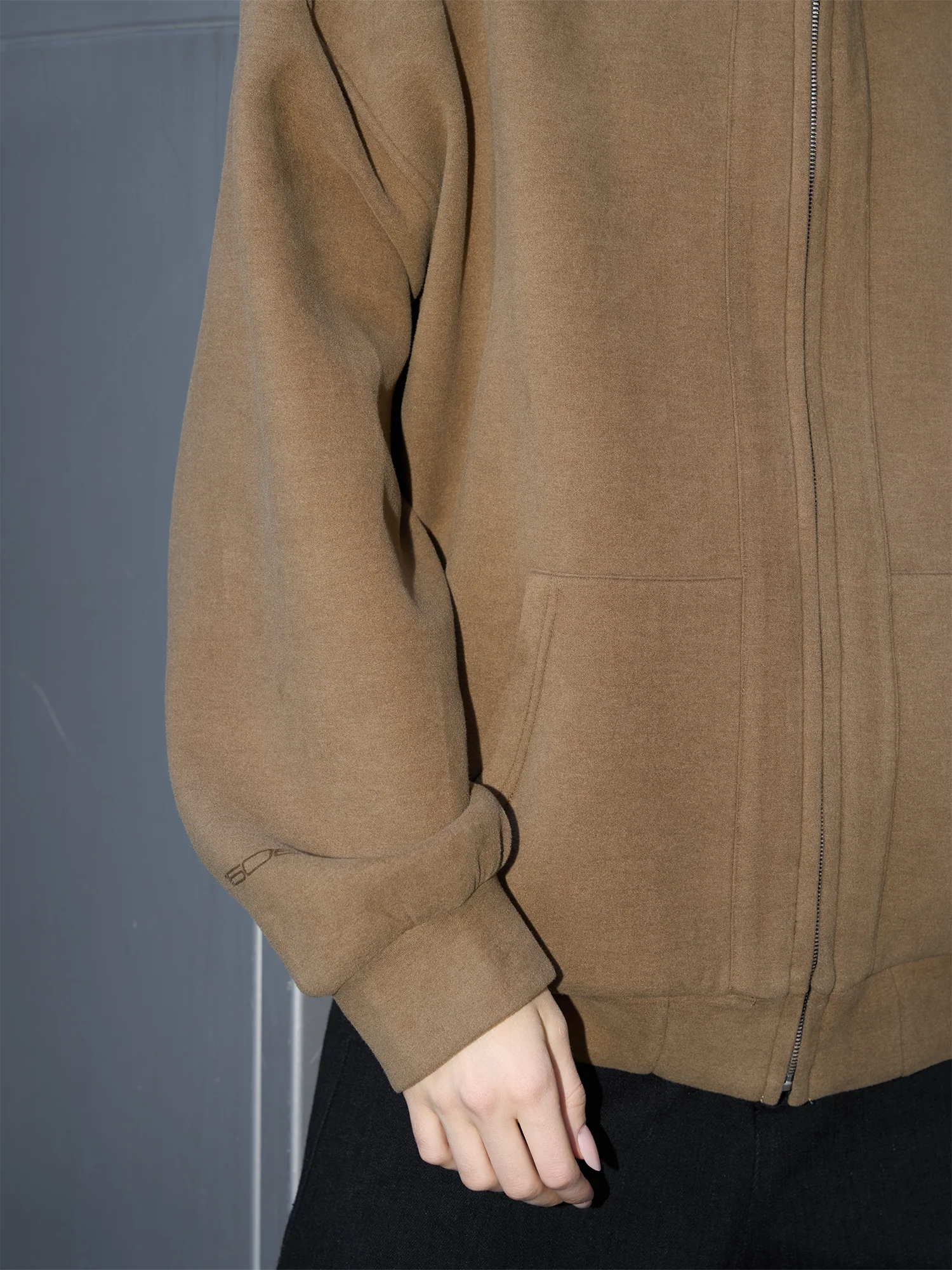 LABELROOM Washed Plush-Touch Hooded Jacket