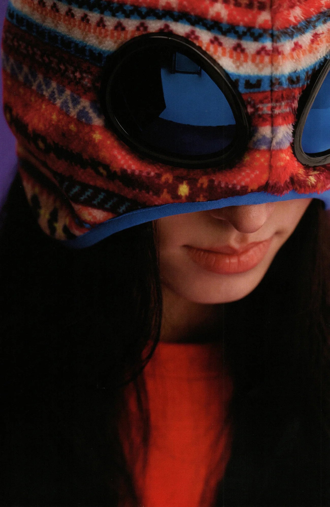 URBAN FOREST Detachable Goggle Earflap Fleece Beanie