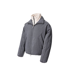CATSSTAC Plaid Layered Down Jacket