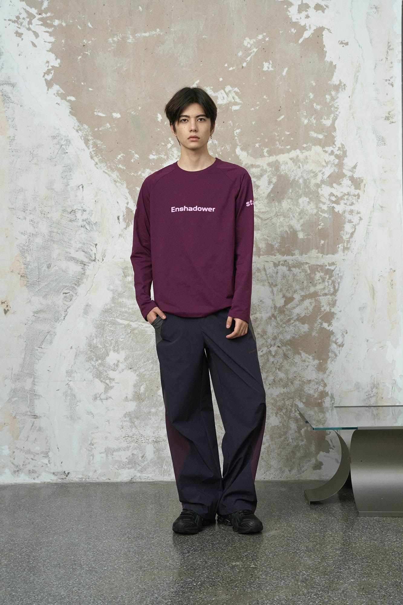 ENSHADOWER Spliced Quick Dry Straight-Leg Pants
