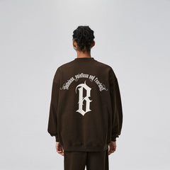 BONELESS Gothic Slogan Sweatshirt