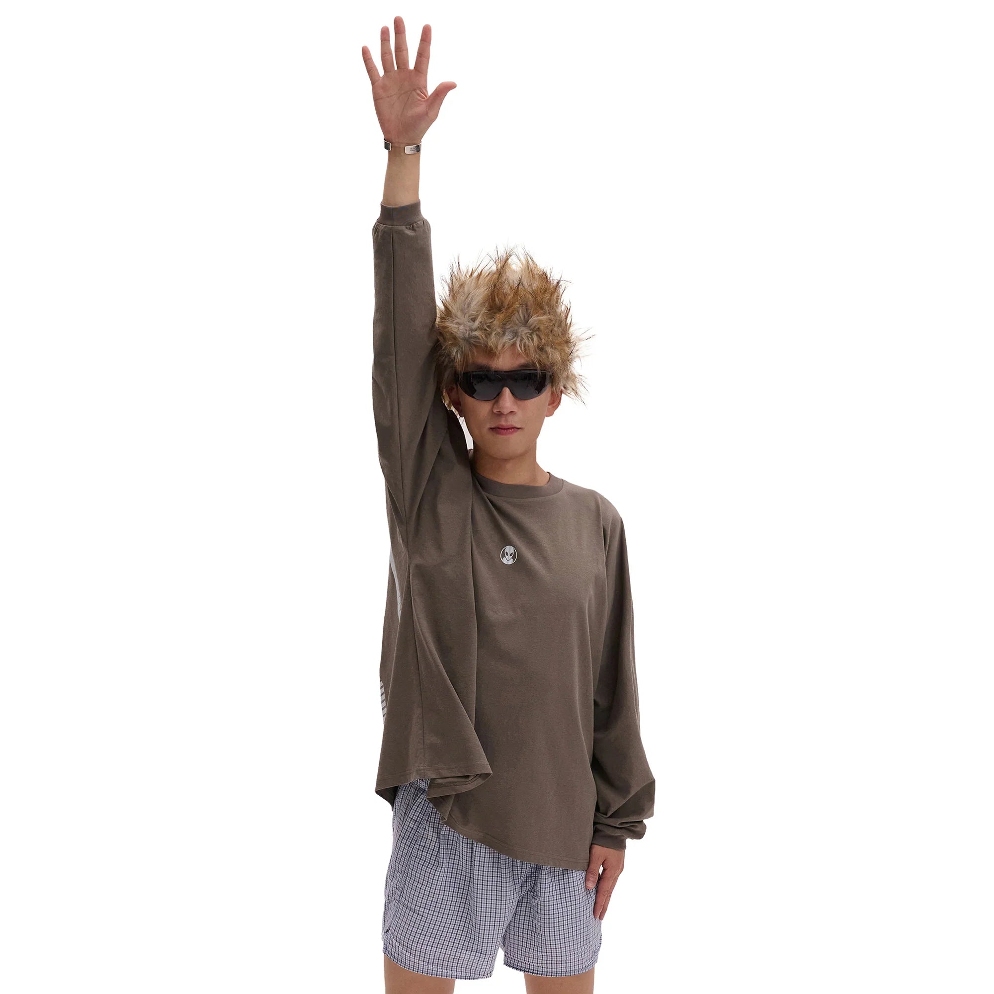 URBAN+FOREST Alien Graphic Long Sleeve Tee