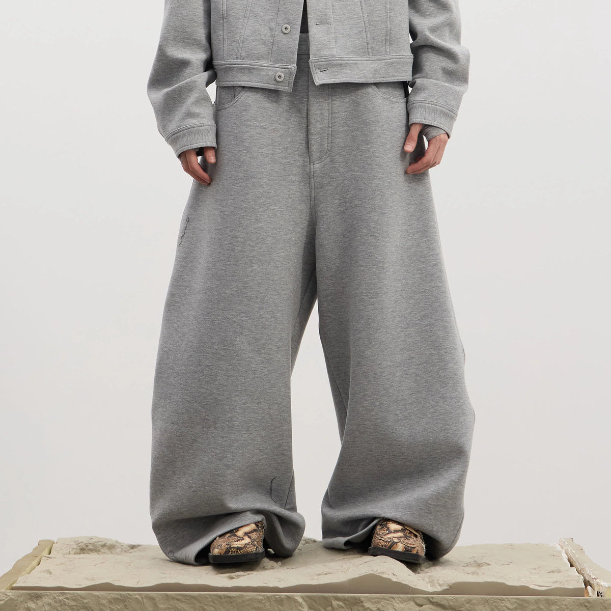 DND4DES Essential Wool-Blend Baggy Pants