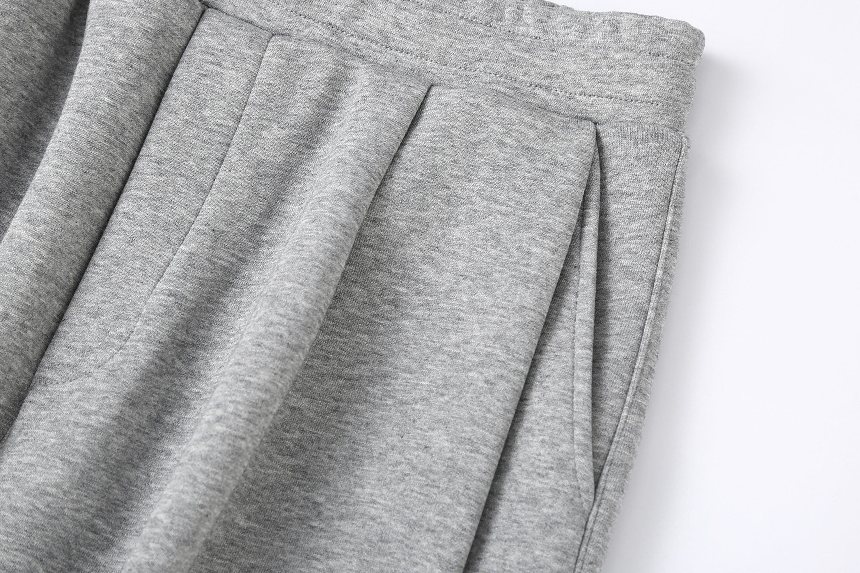 CLP Pleated Wide-Leg Sweatpants