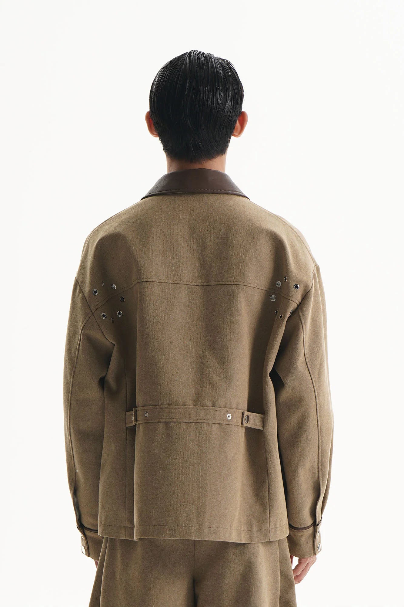 ORAL UTOPIA PU Panel Utility Jacket