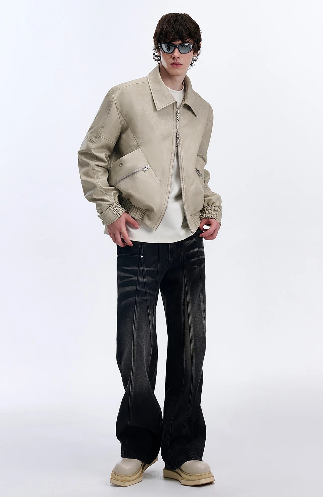 TIWILLTANG Essential Paneled Dual-Zip Jacket
