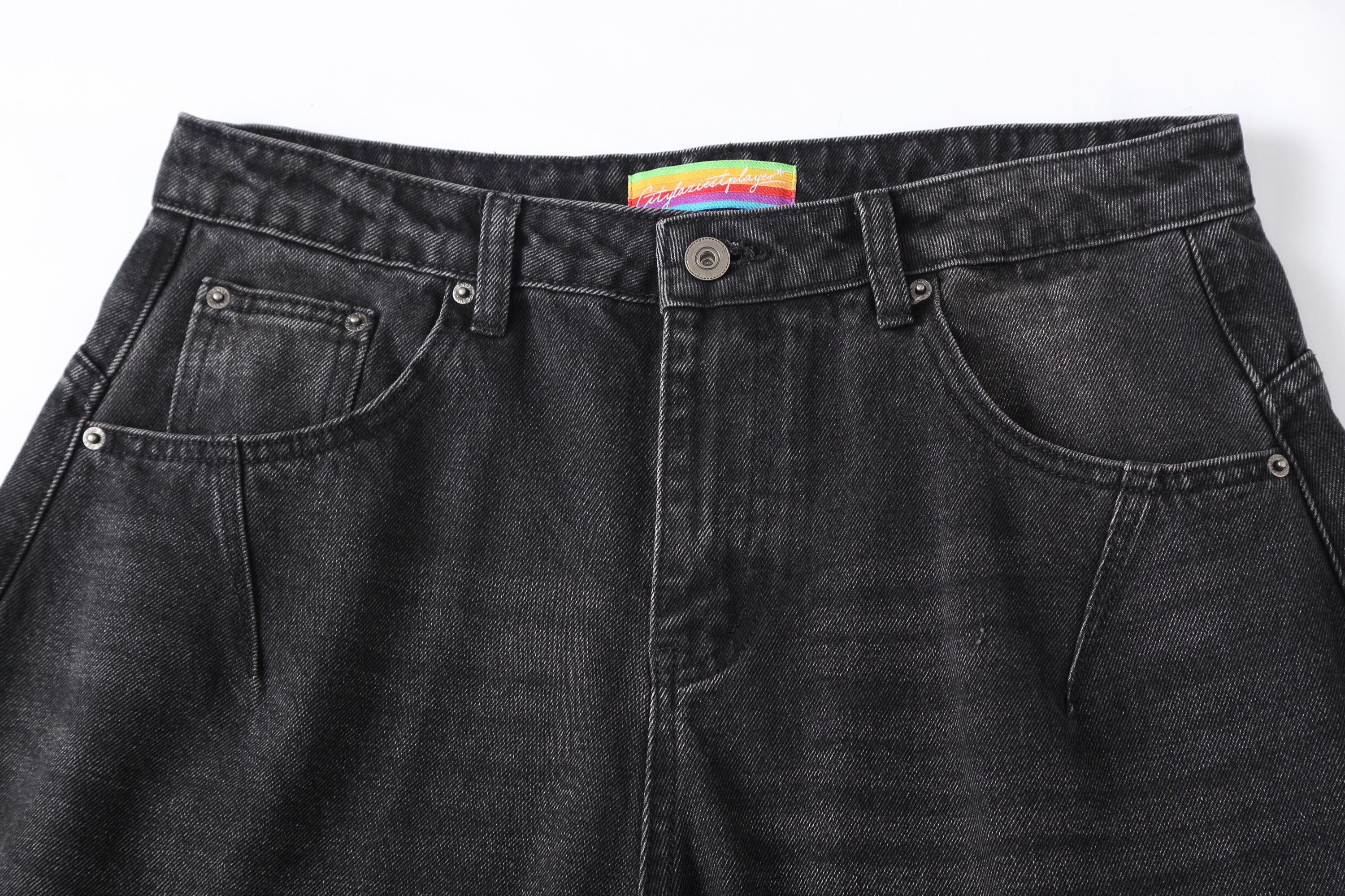 CLP Washed Balloon-Leg Jeans