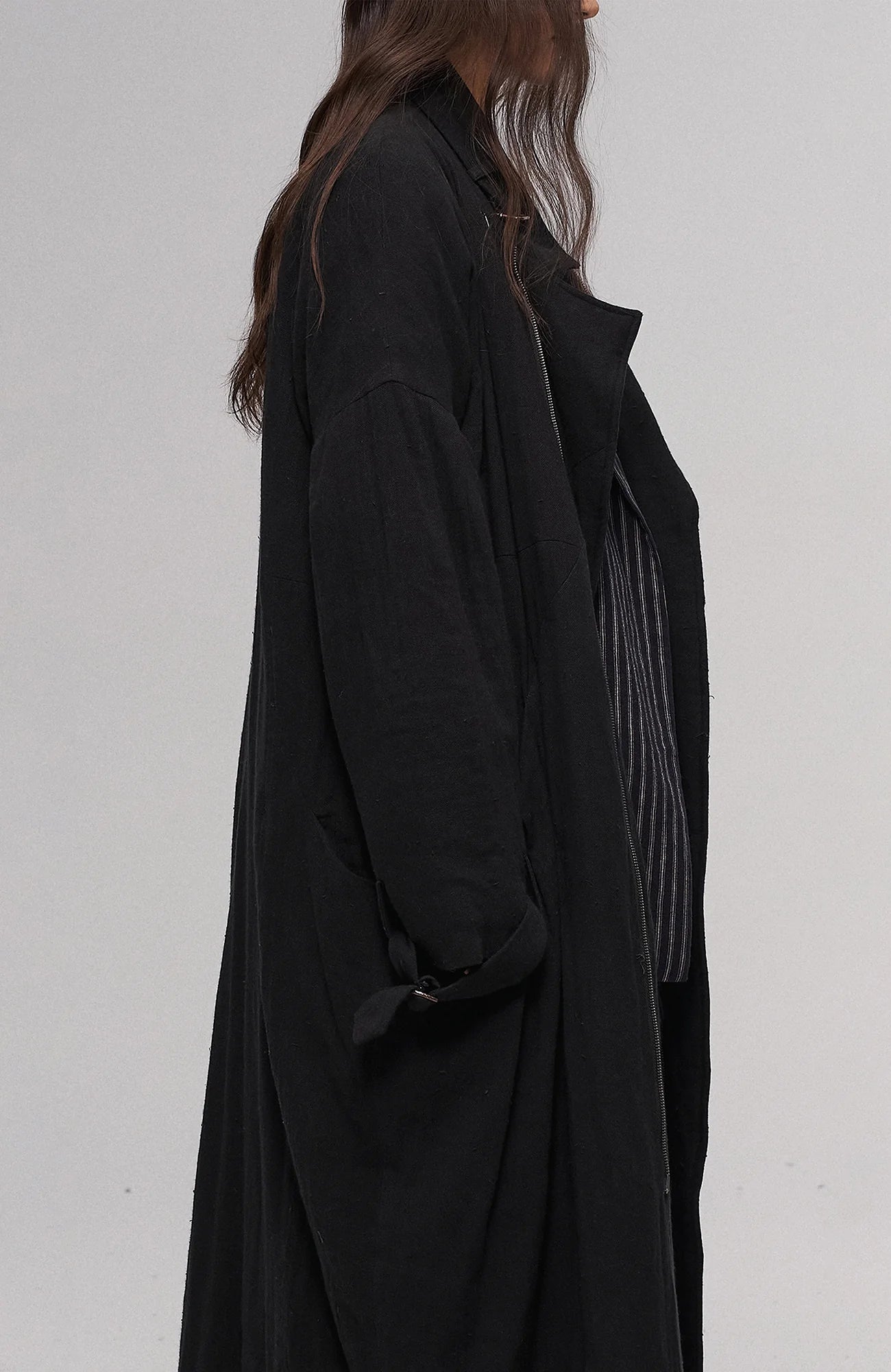 ILNya Nieternite Nifutur Essential Linen-Blend Oversized 3M Coat