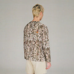 URBAN+FOREST Bark Camo Bamboo-Blend Tee