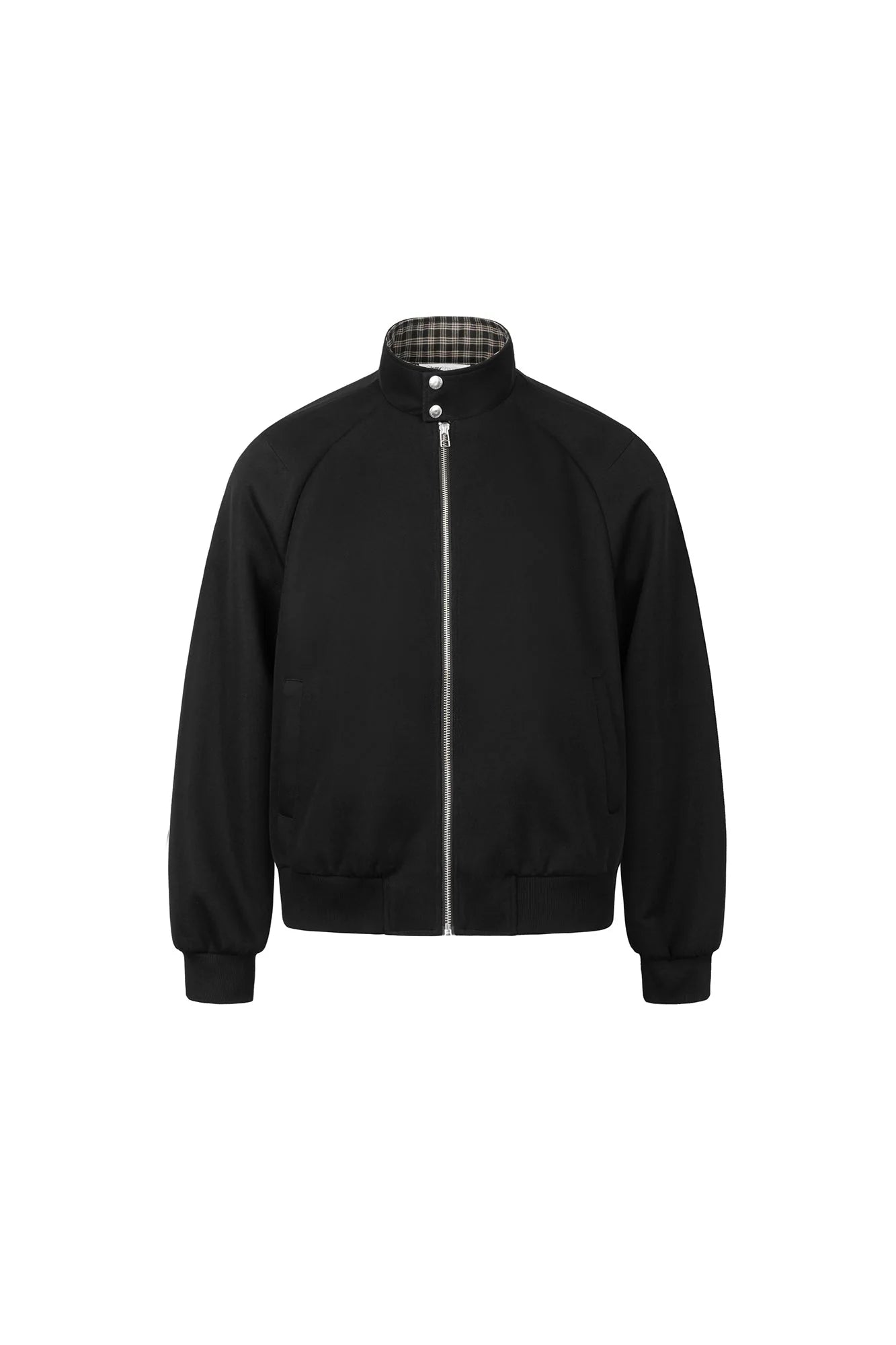 OKAYTHXBYE Checker-Lined Harrington Jacket