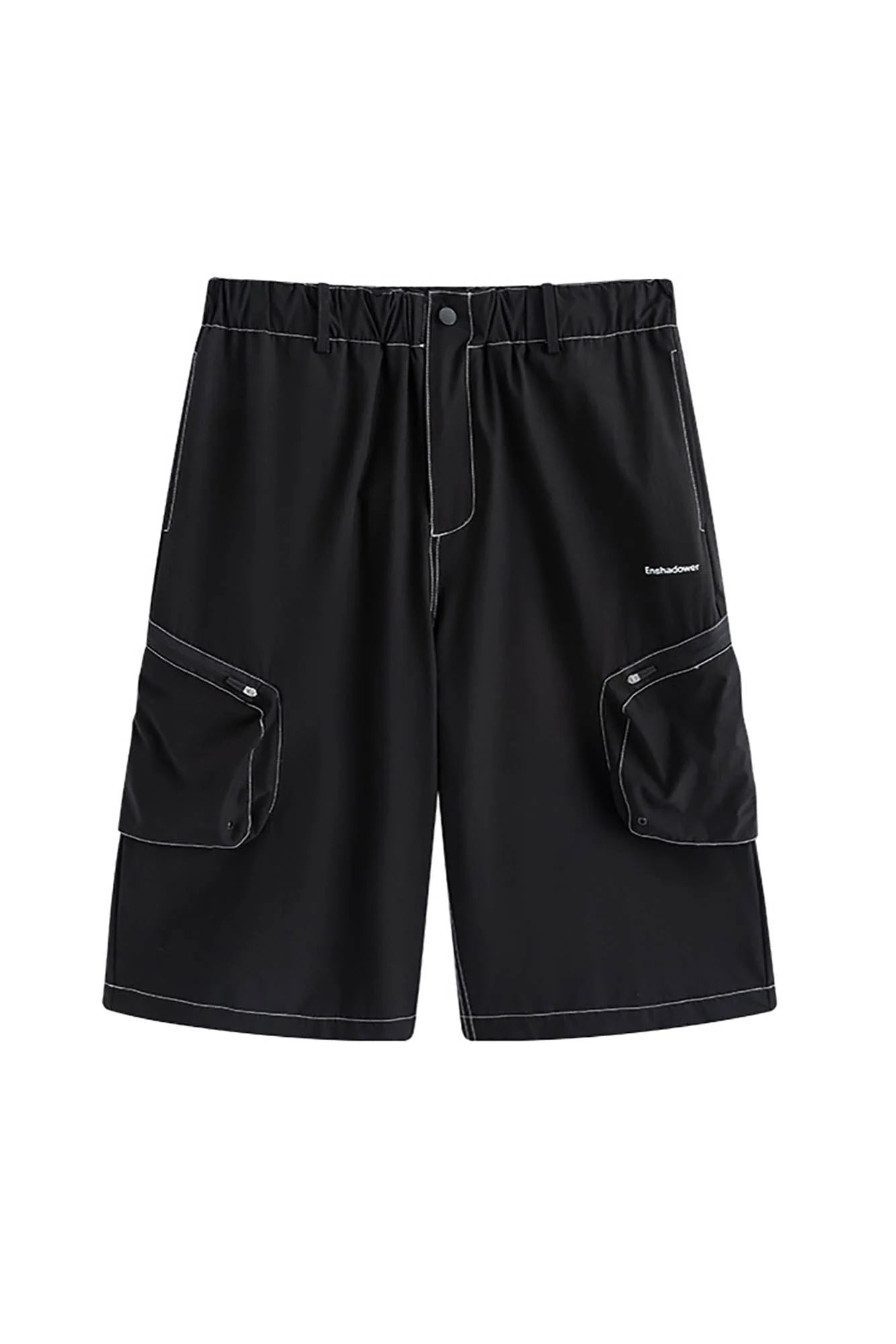 ENSHADOWER Stitched Multi-Pocket Cargo Shorts