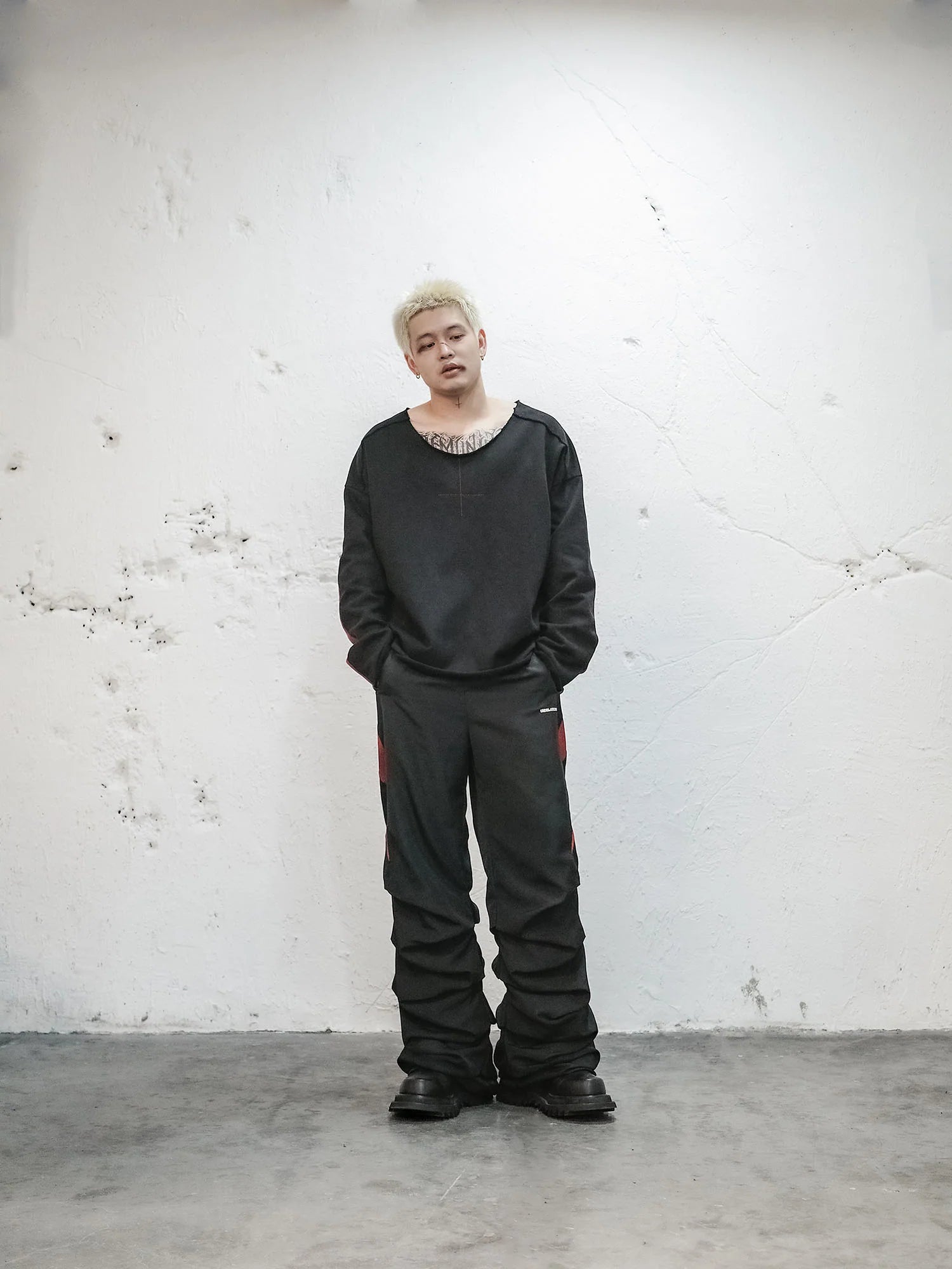 UNDERWATER Bloodfang Ruched Oversized Sweatpants