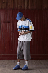 IN EXISTENCE NO.21 Contrast Graphic Sports T-Shirt