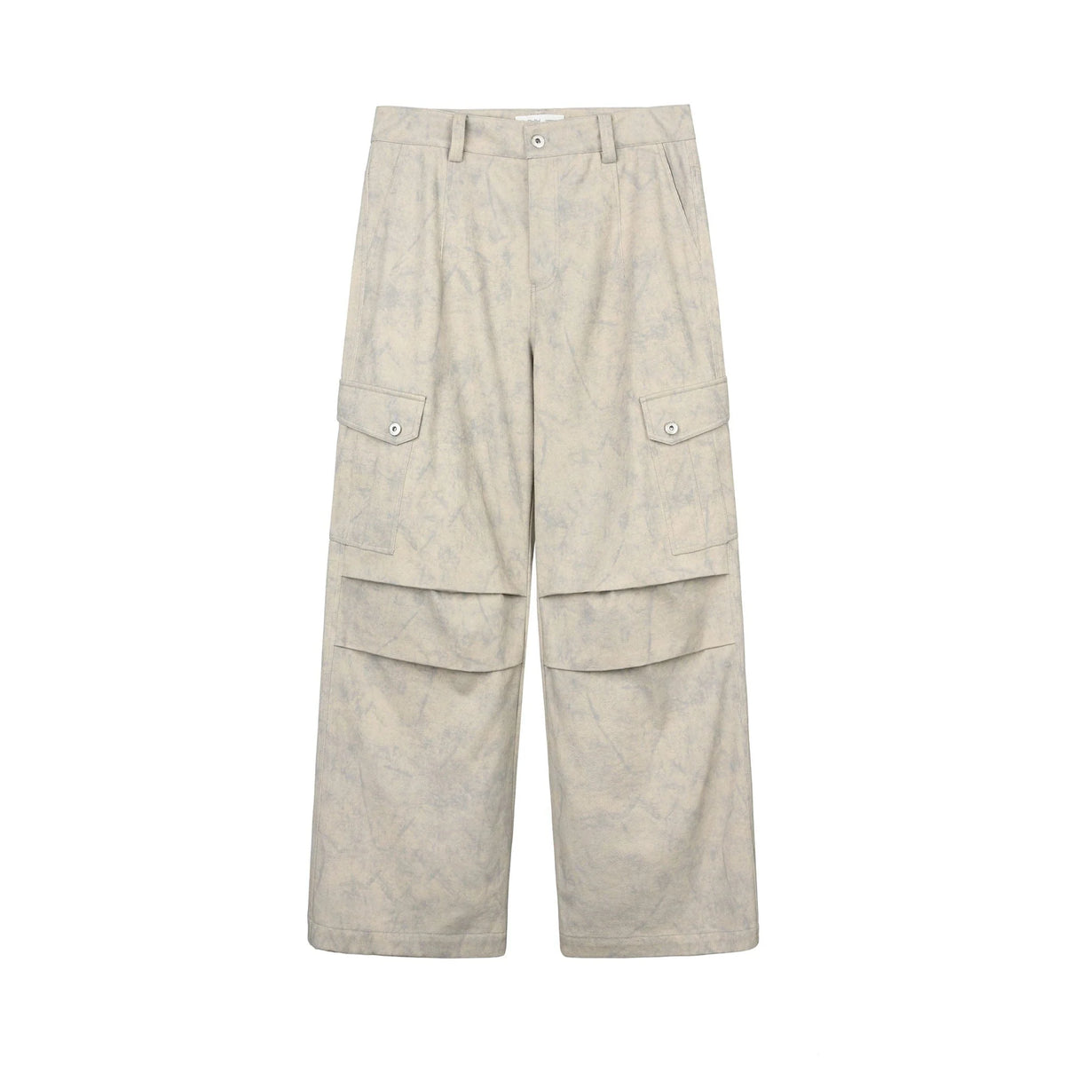 OKAYTHXBYE Subtle Marble Multi-Pocket Cargo Pants