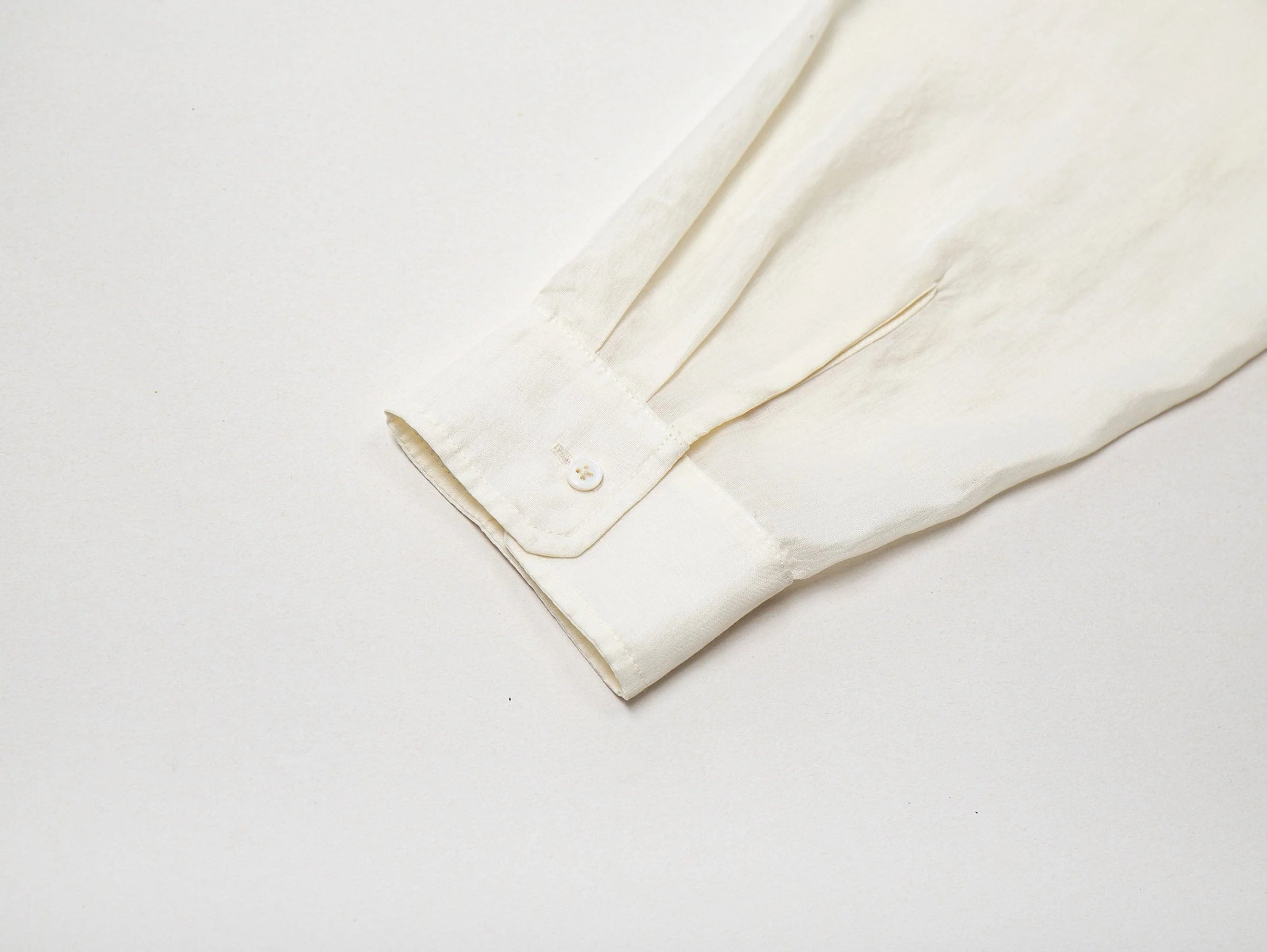 LEONSENSE Firework Embroidered Sequin Sheer Tencel Shirt