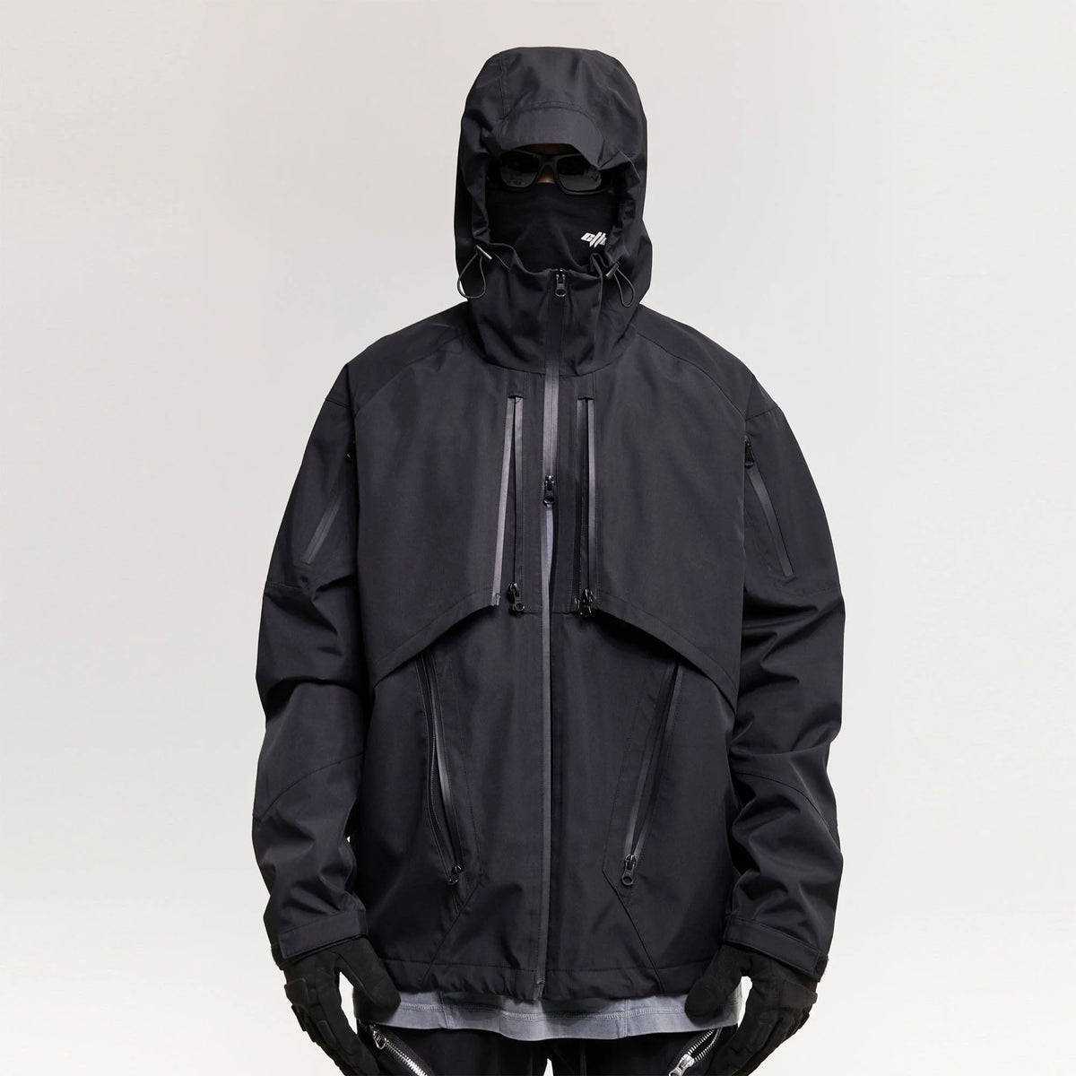 CATSSTAC Layered Multi-Pocket Waterproof Hooded Jacket