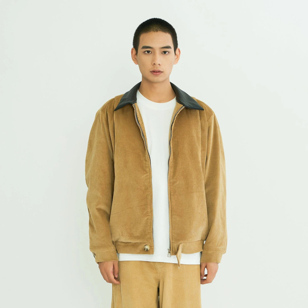 WIID Contrast Collar Corduroy Jacket