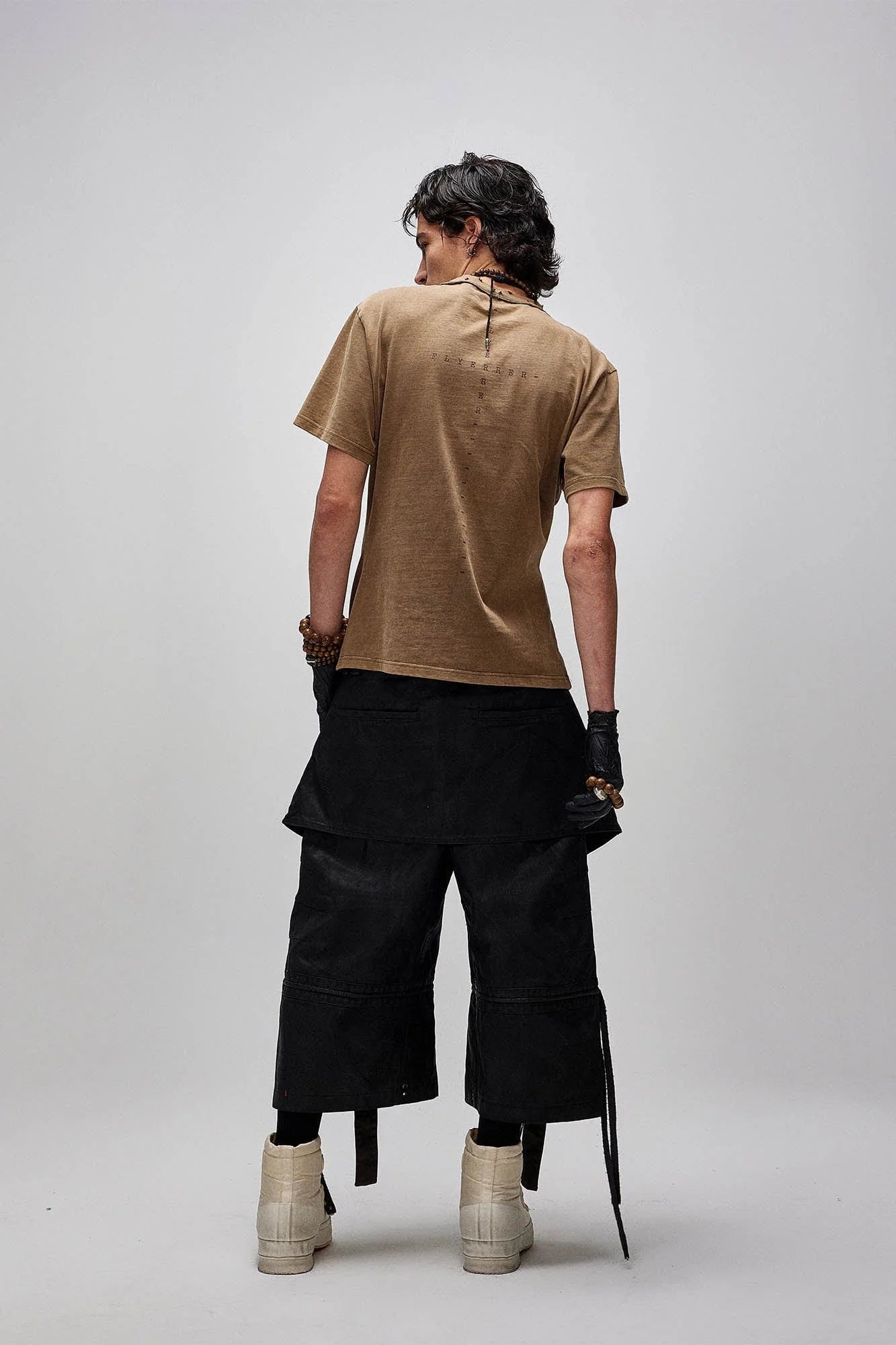 FLYERRER X-Silhouette Distressed Graphic T-Shirt