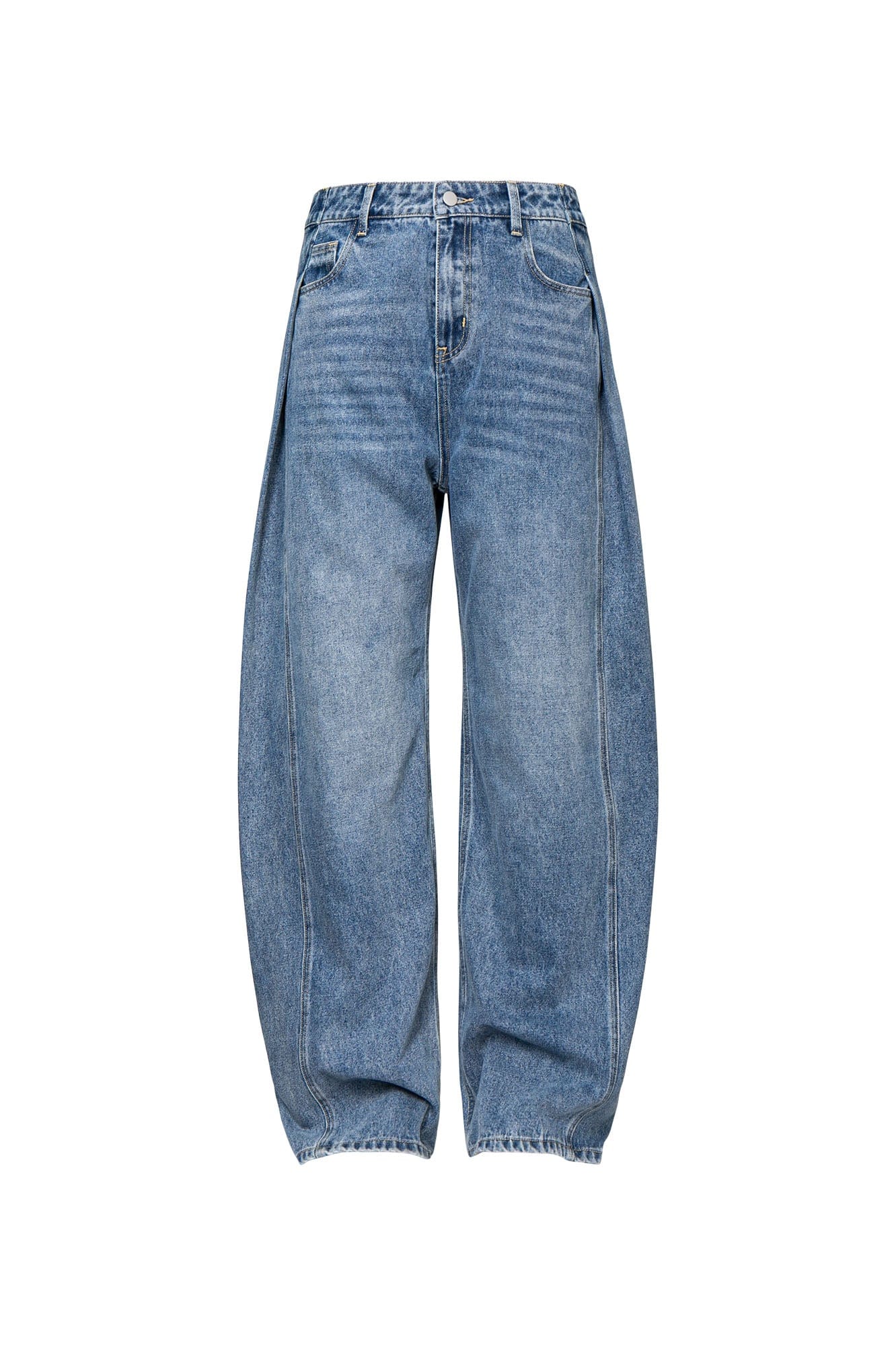 LEONSENSE Essential Oversized Curved Jeans
