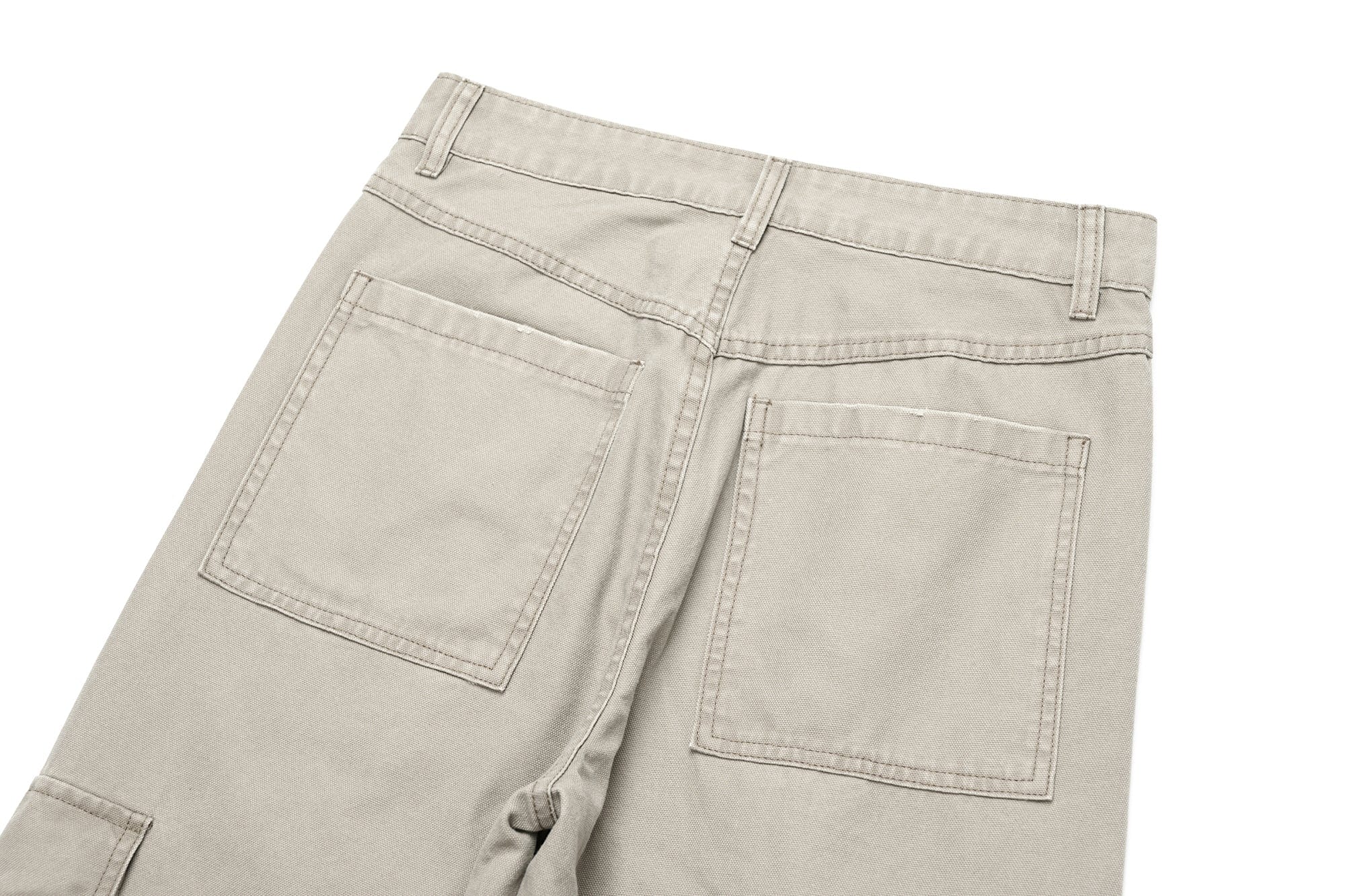 OKAYTHXBYE Pleated Utility Baggy Cargo Pants