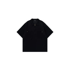 OVDY Essential Half-Zip Polo Pocket T-Shirt