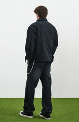 PMW Washed Cotton Buckle-Front Jacket