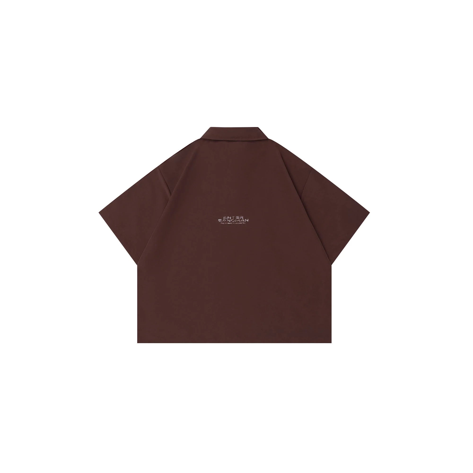 OVDY Retro Spliced Plaid Polo T-Shirt