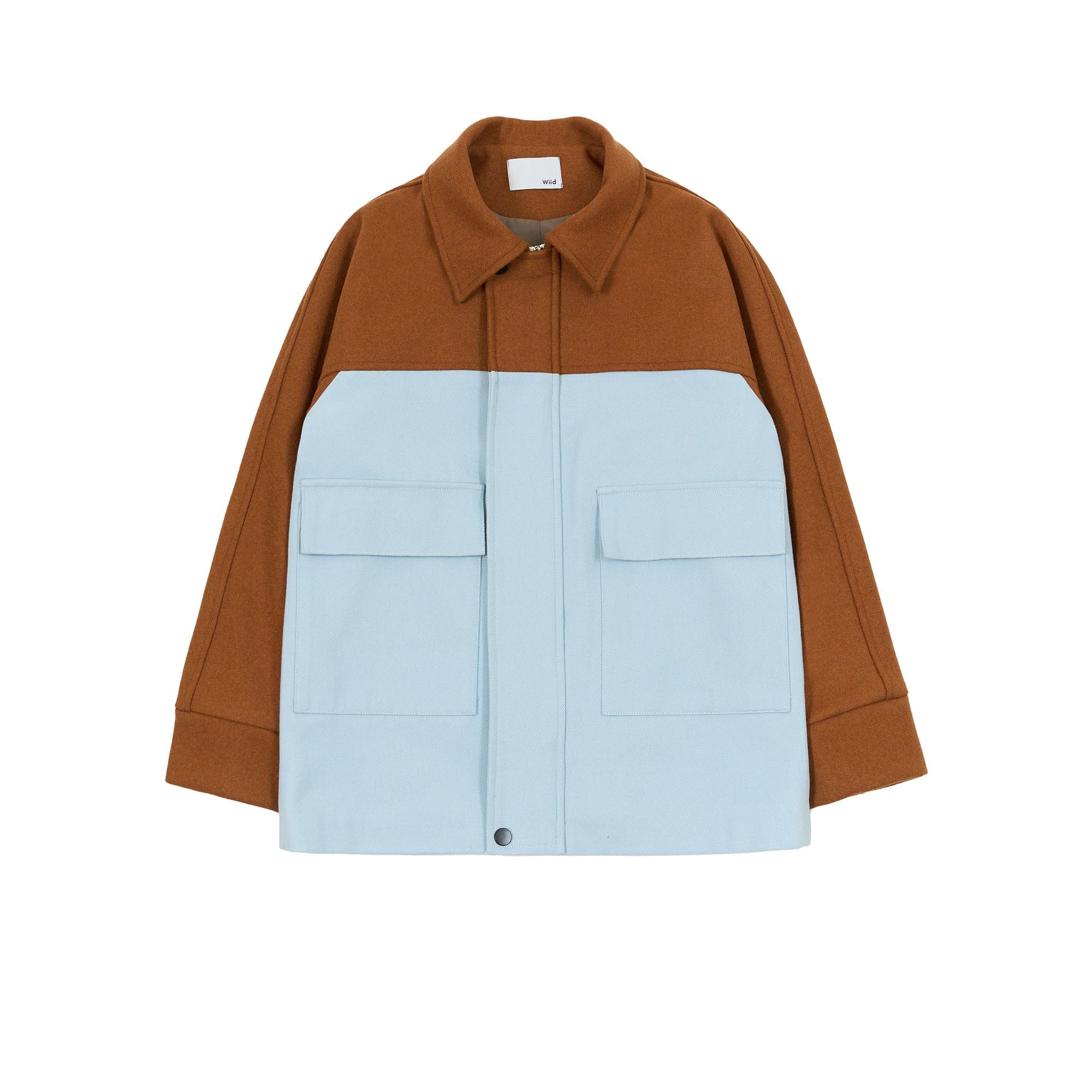 WIID Contrast Panel Wool-Blend Jacket