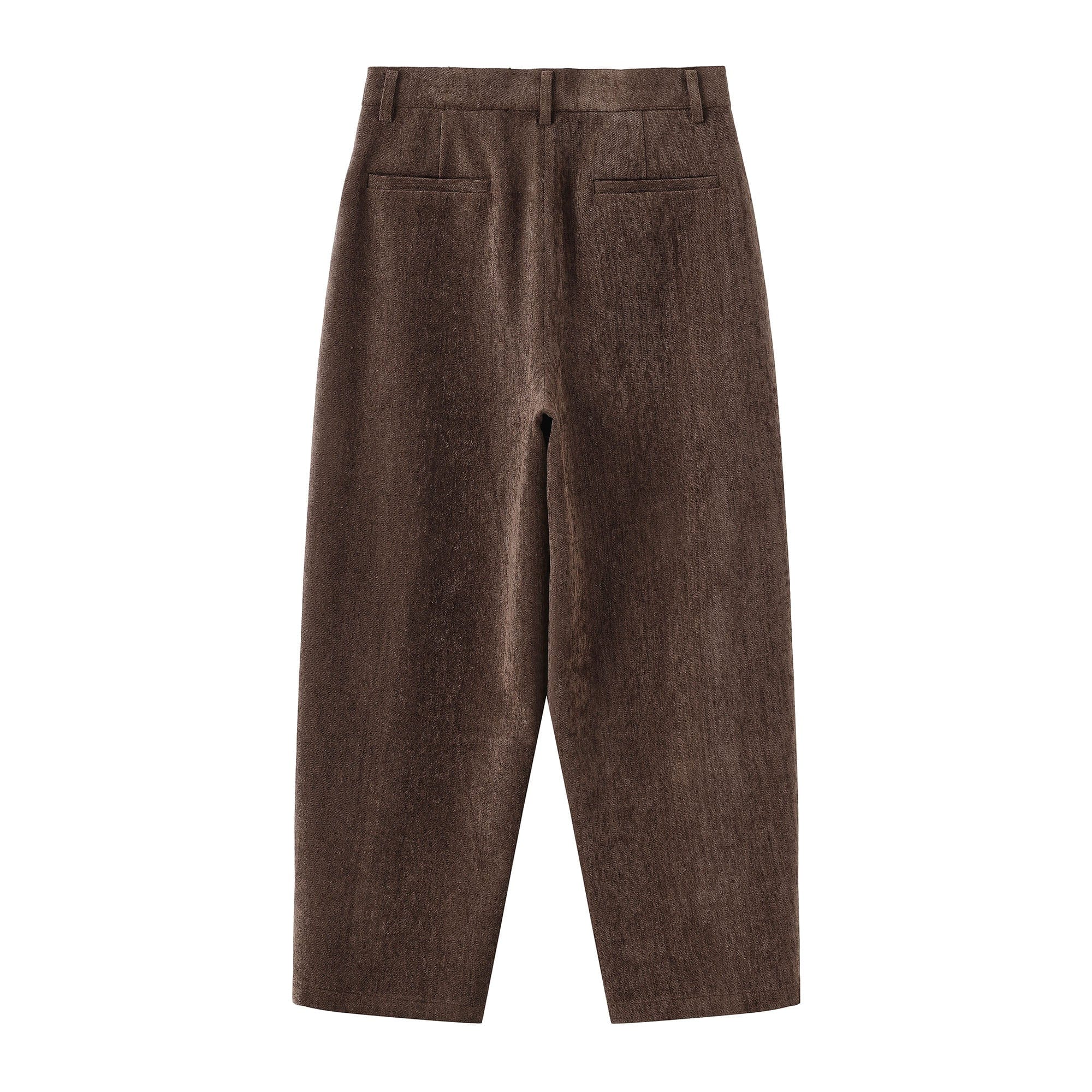 ORAL UTOPIA Pleated Oversized Tapered Pants