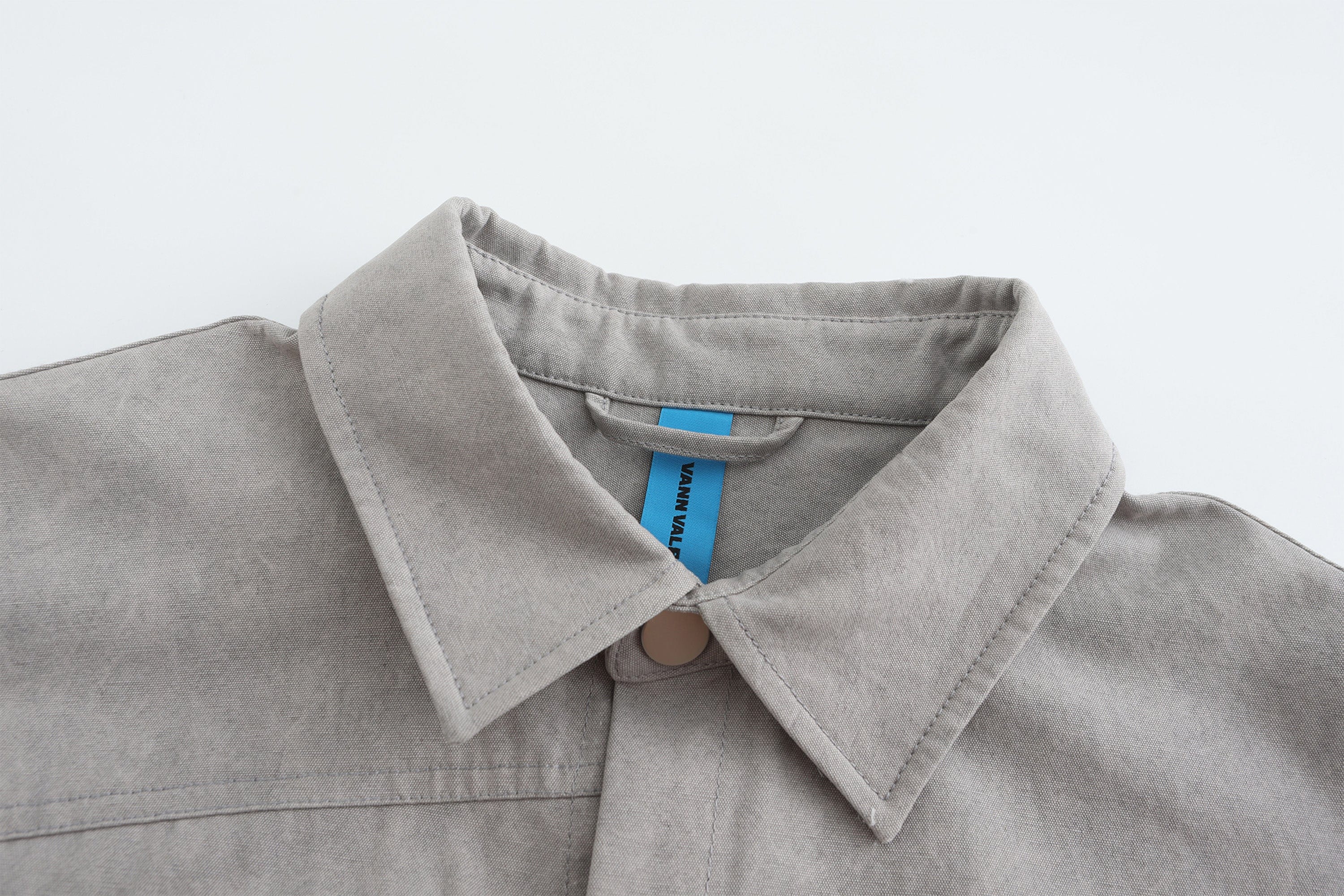 VANN VALRENCE Utility Washed Multi-Pocket Shirt Jacket