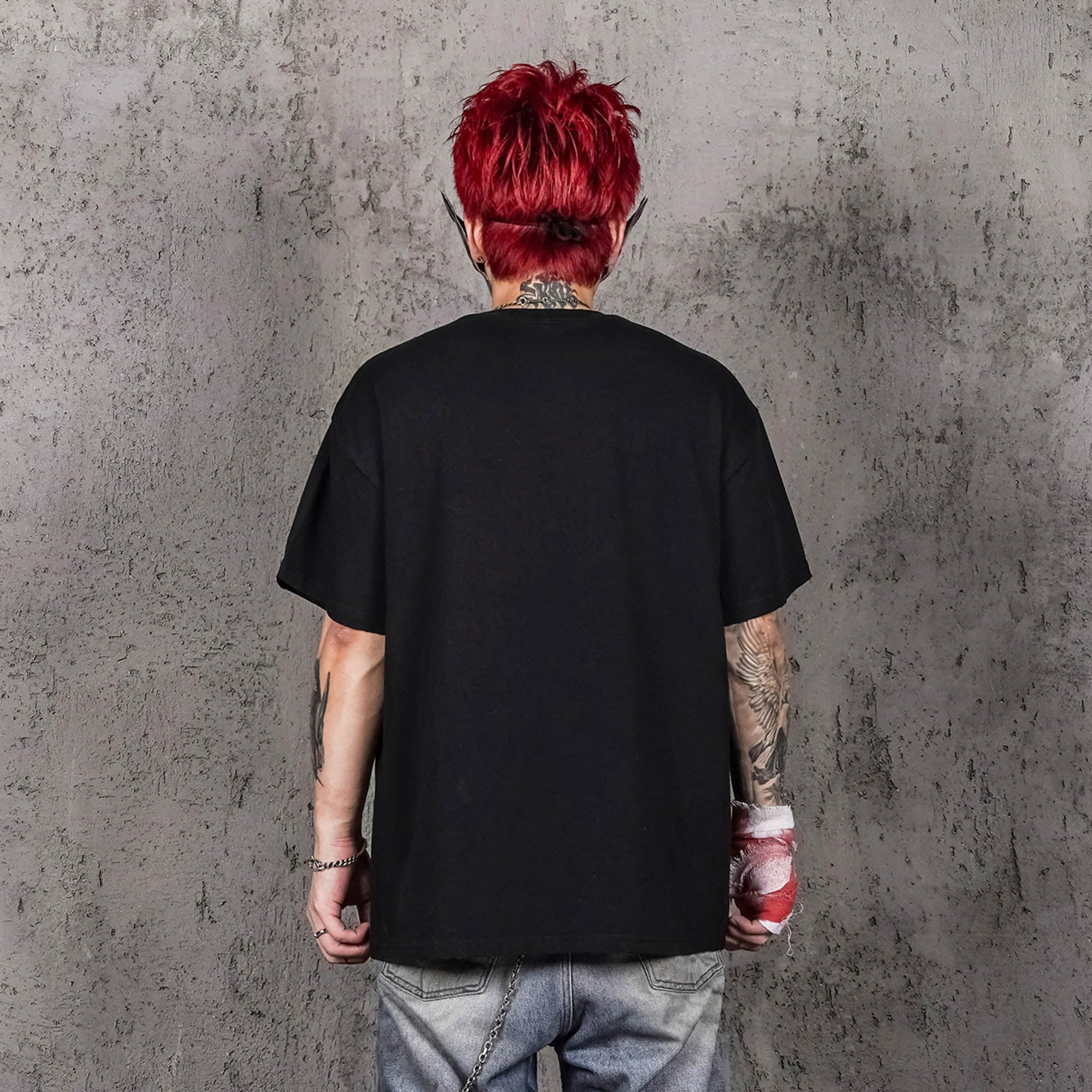 UNDERWATER Demonize Faded Graphic T-Shirt