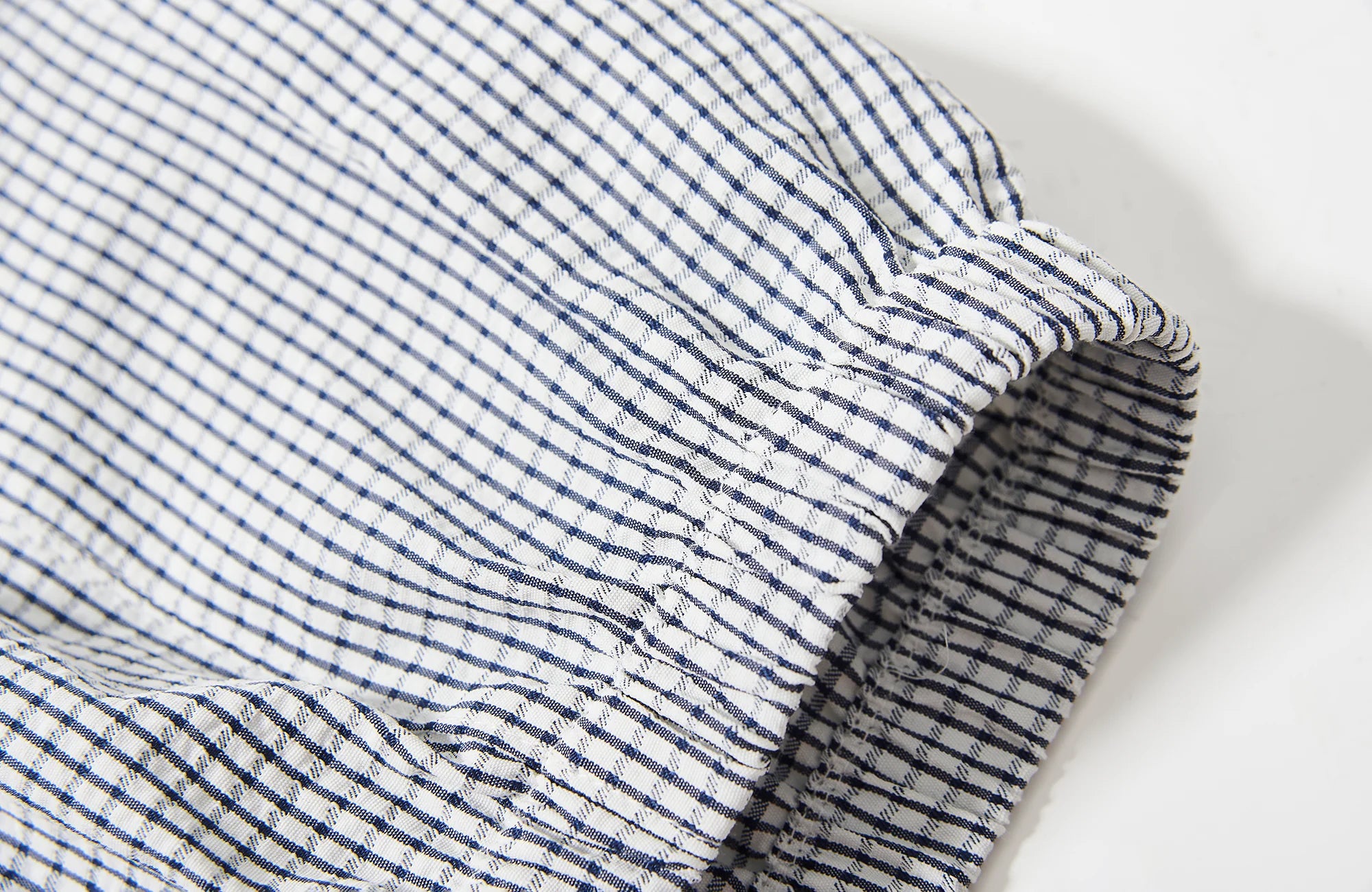 7440 37 1 Grid Check Batwing Sleeves Shirt