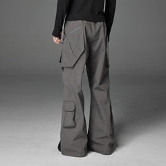 CATSSTAC Multi-Pocket Paneled Drawstring Cargo Pants