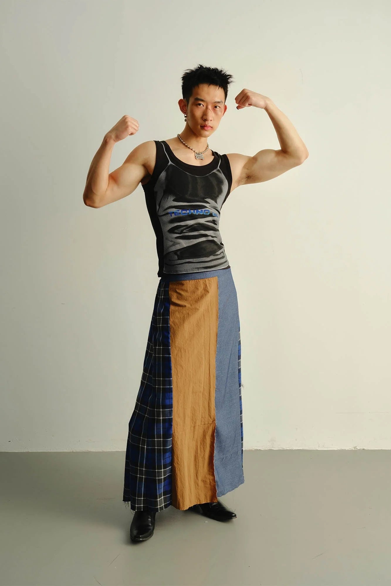 KADAKADA Technoboy Faux-Layer Tank Top
