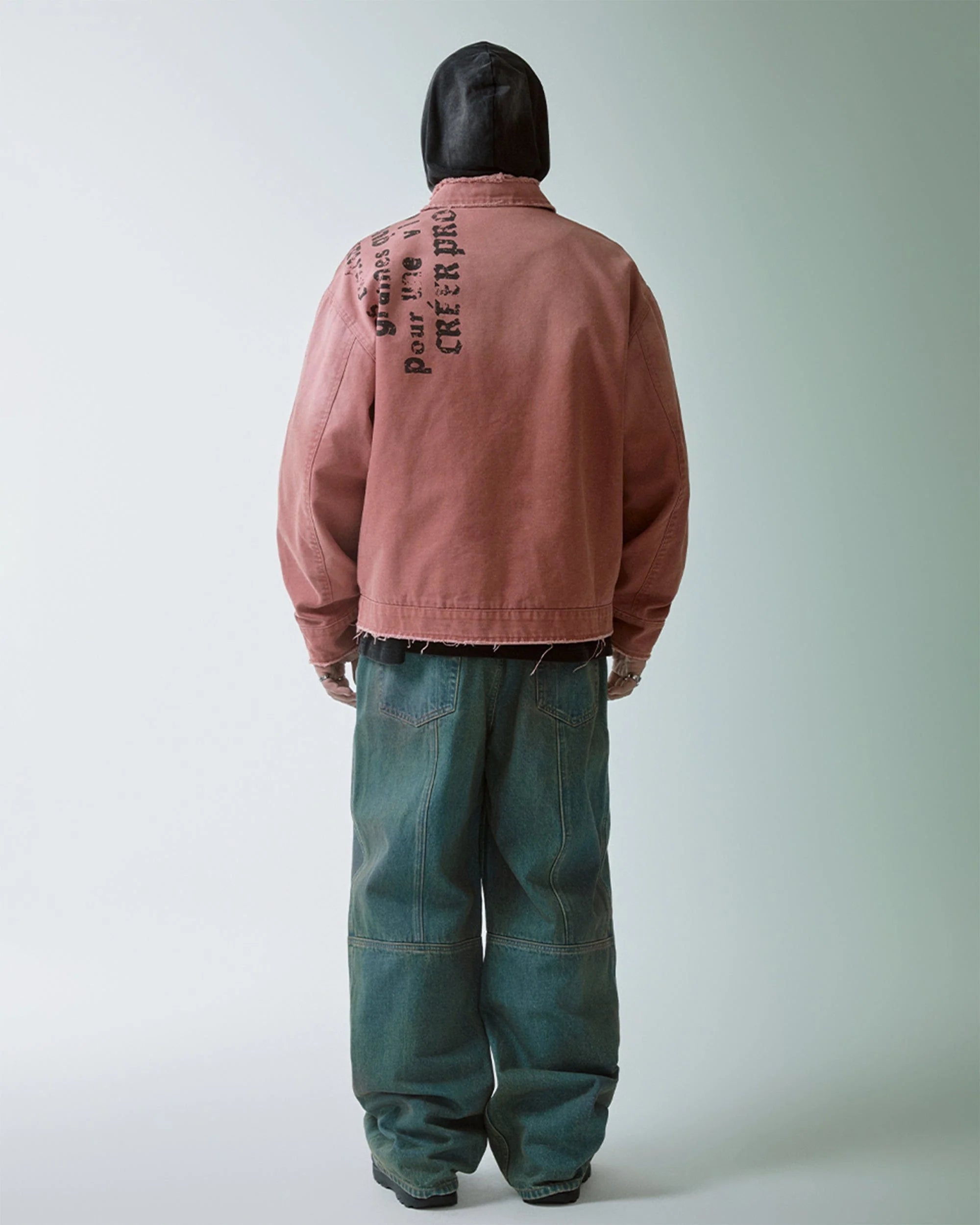 F2CE Distressed Badge Patchwork Jacket