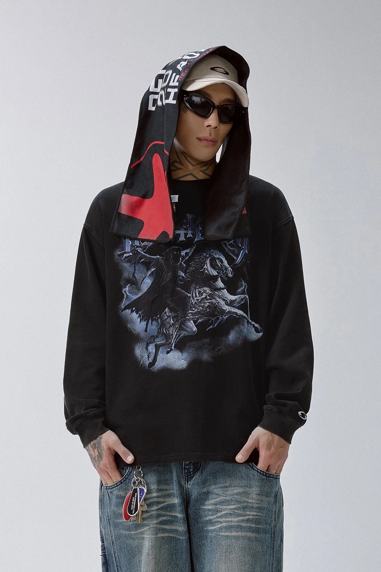 F2CE Gothic Knight Graphic Long-Sleeve Tee