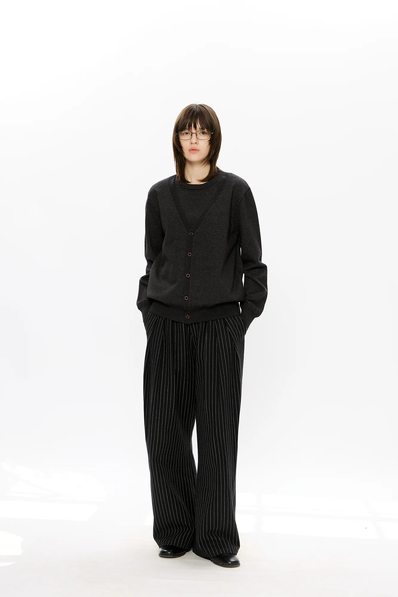 KREATE Essential Double-Layer Knit Cardigan