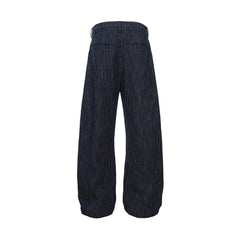 CATSSTAC Striped Double-Pleat Trousers